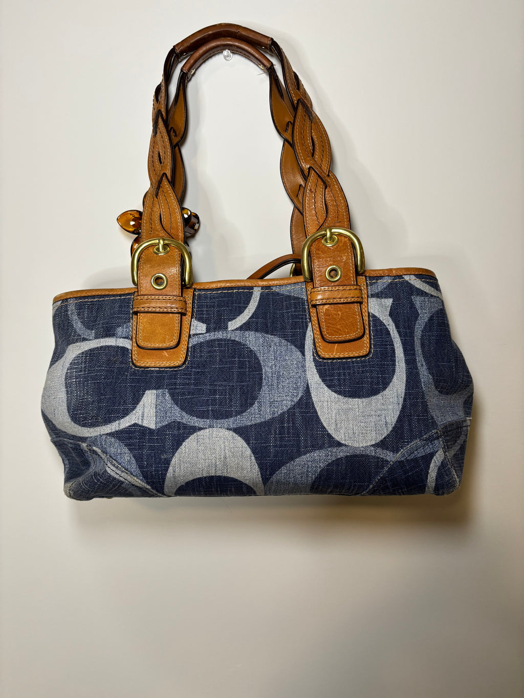 Coach Denim Shoulder Bag