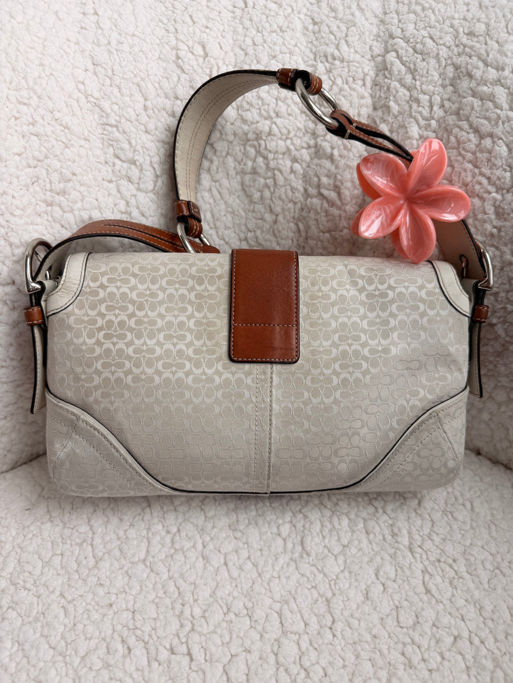 Coach Two Pocket Soho White