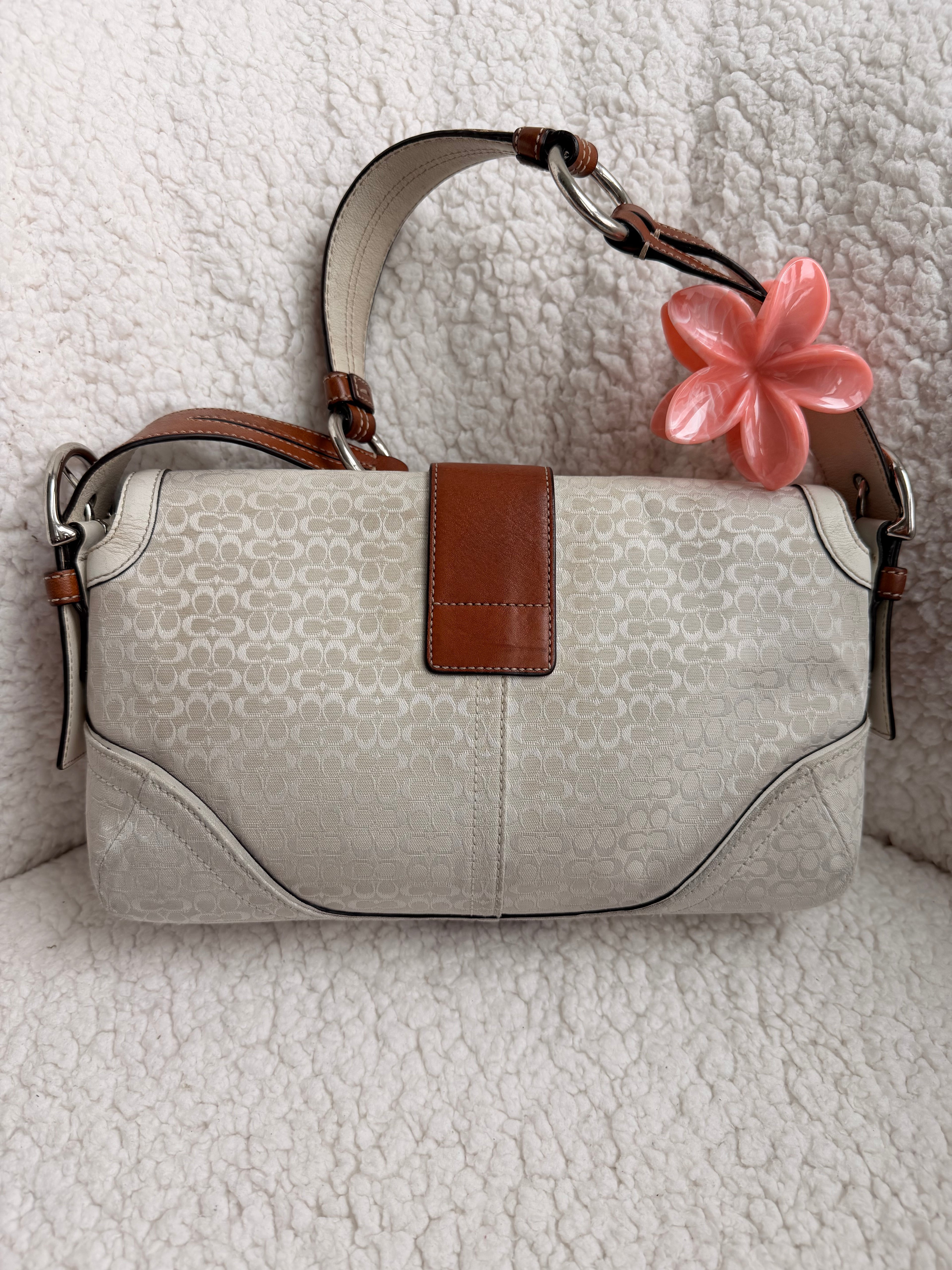 Coach Two Pocket Soho White