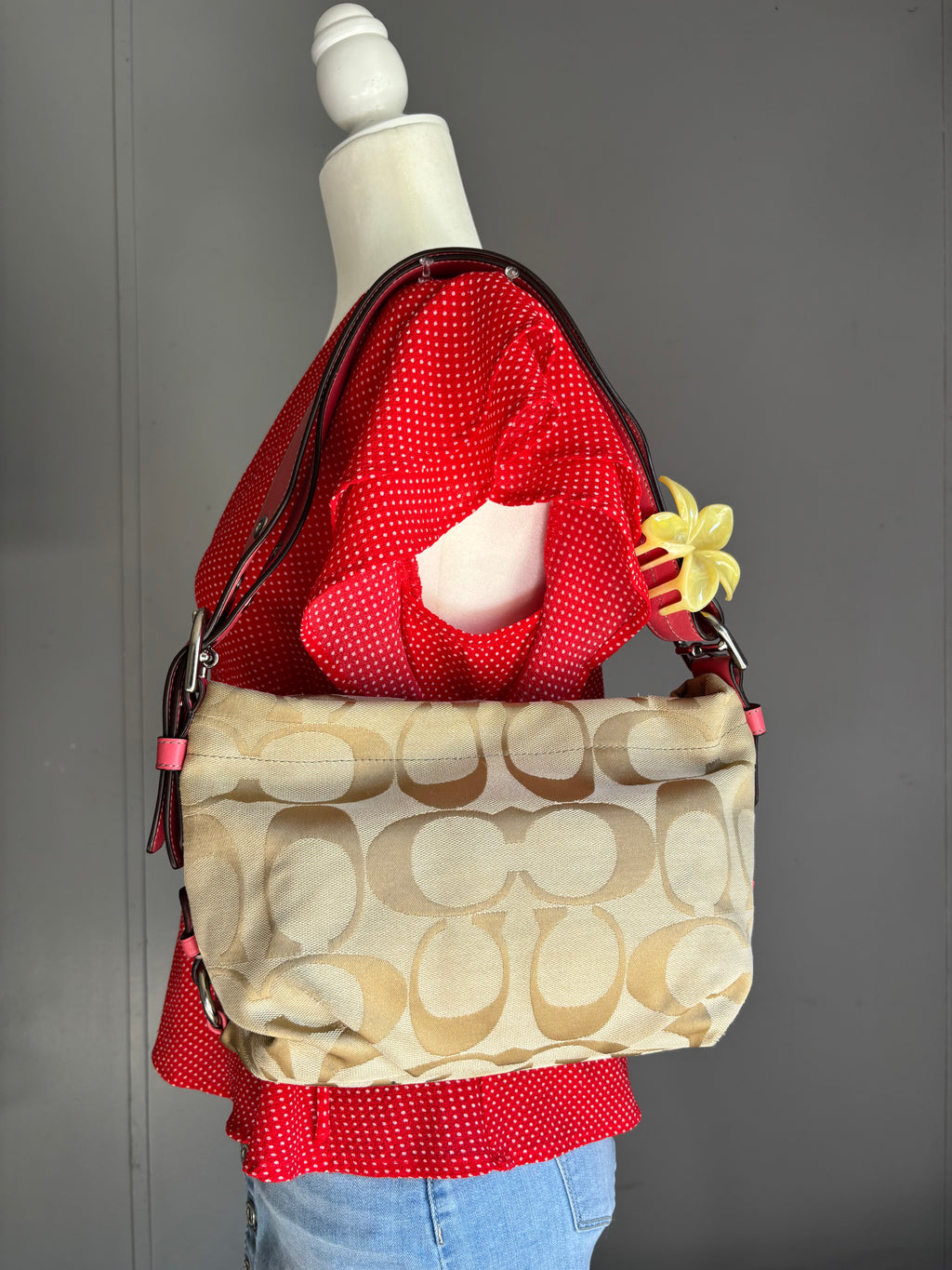 Y2K Coach East West Shoulder Bag
