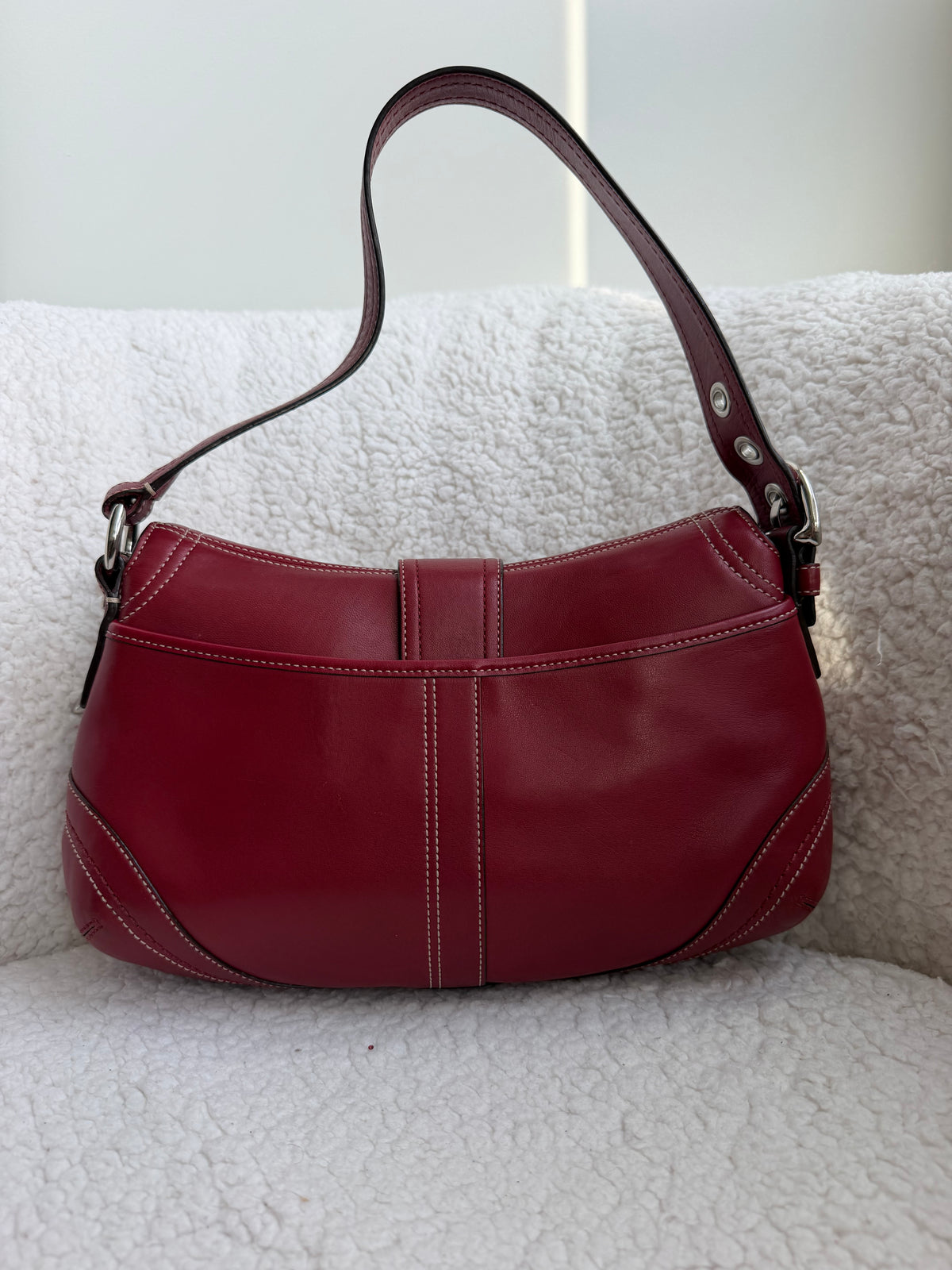 Coach Red Large Soho Leather