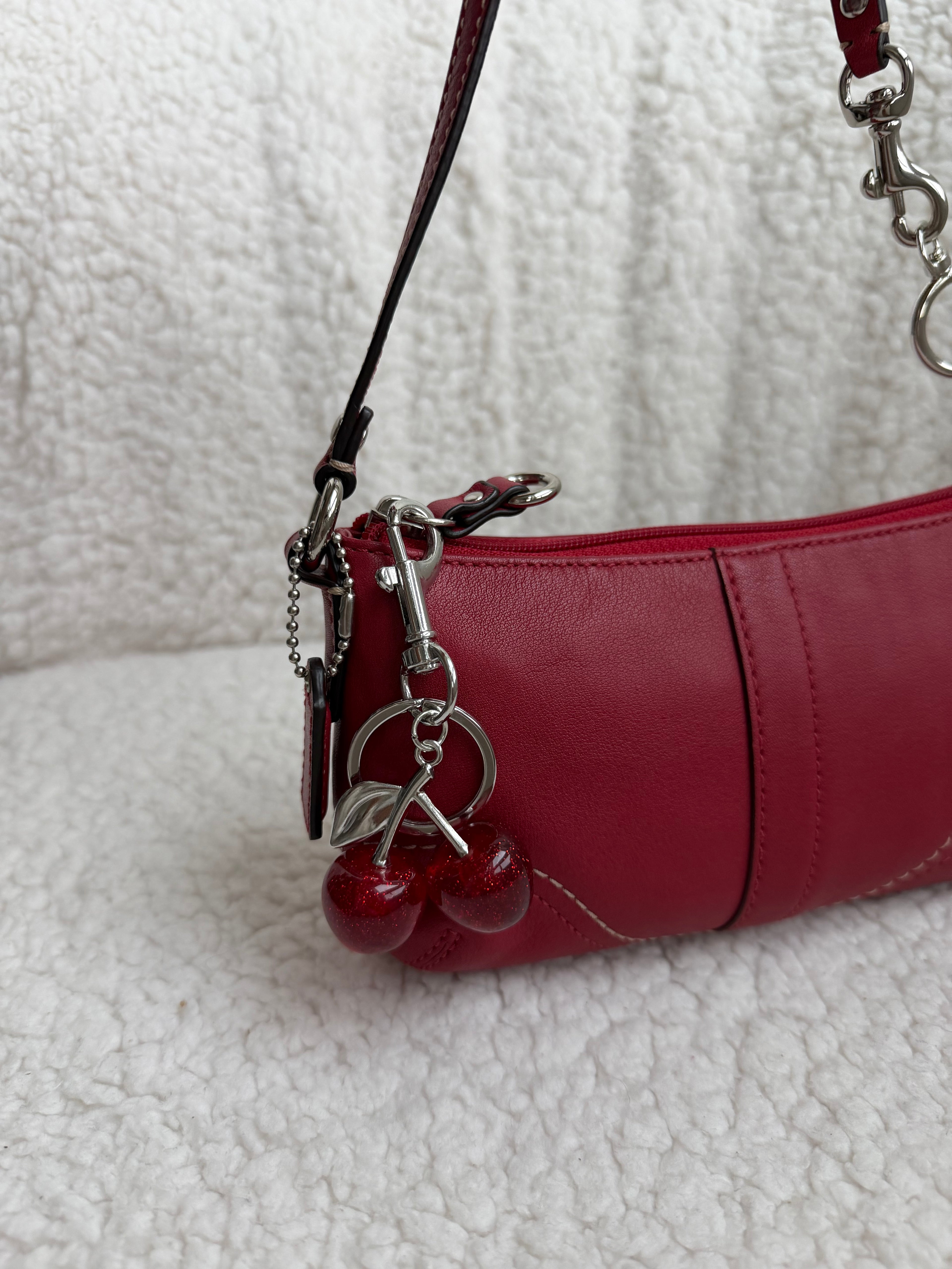 Coach Cherry Red Mini Bag