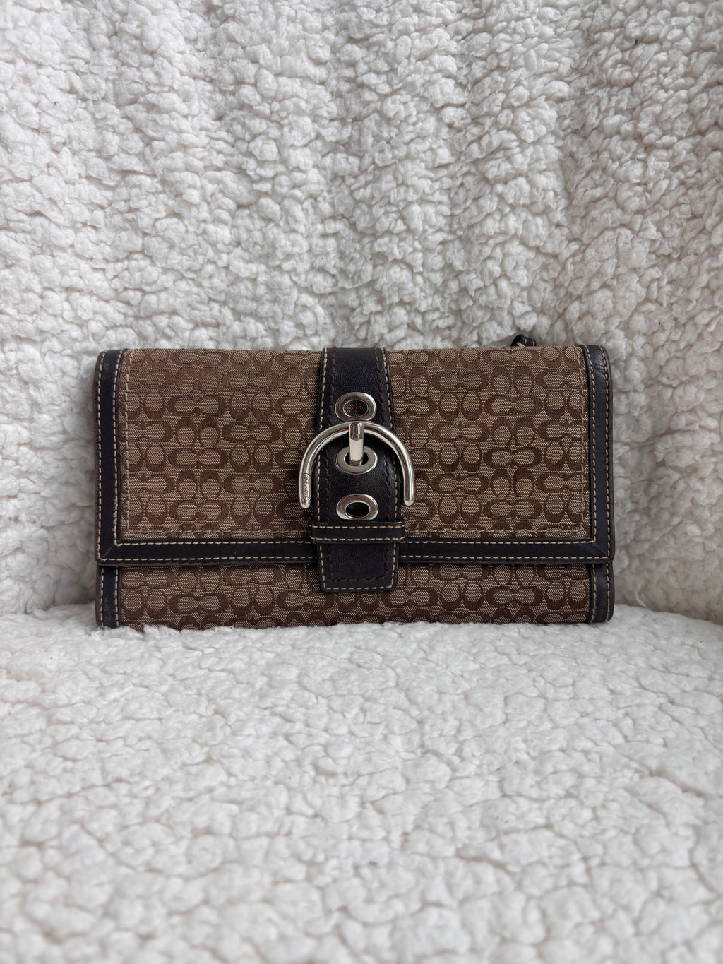 Coach Brown Soho Signature Wallet