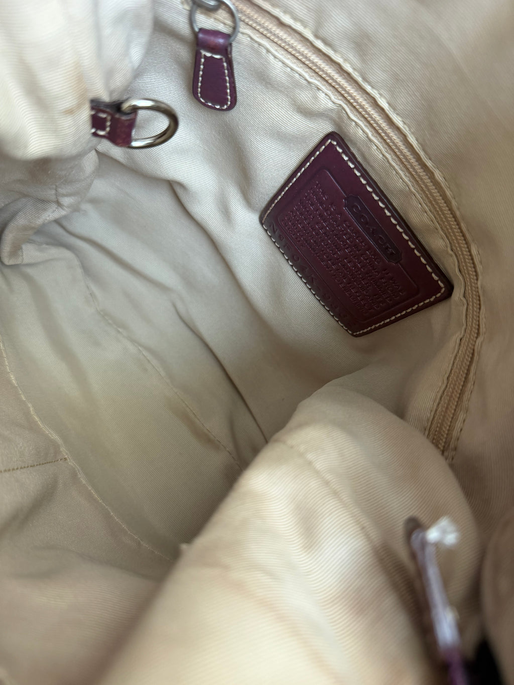 Coach Shoulder Bag Purple