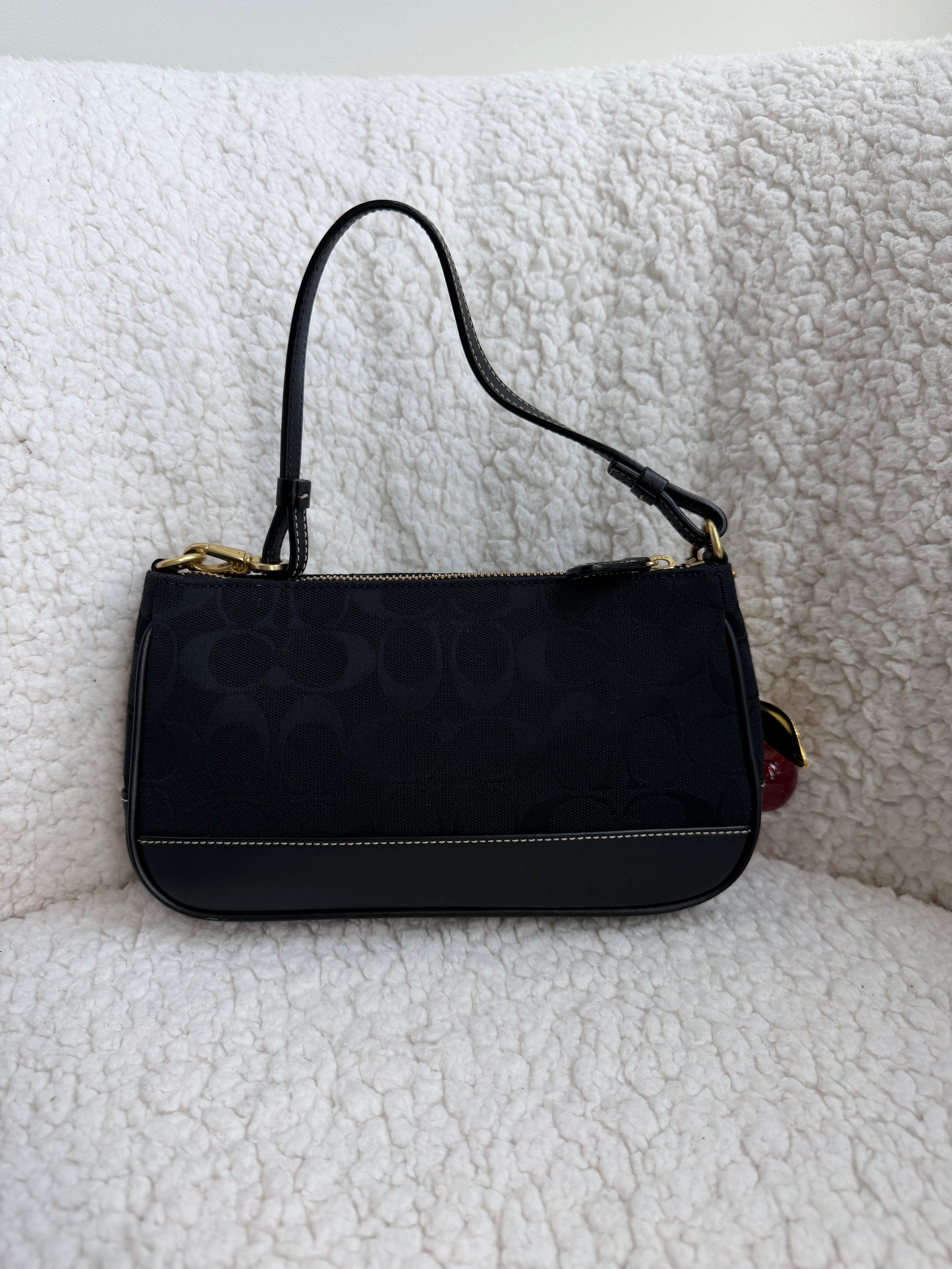 Coach Demi Bag Black Signature