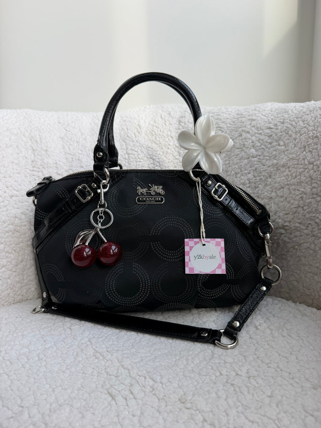 Coach Ashley Black Satchel