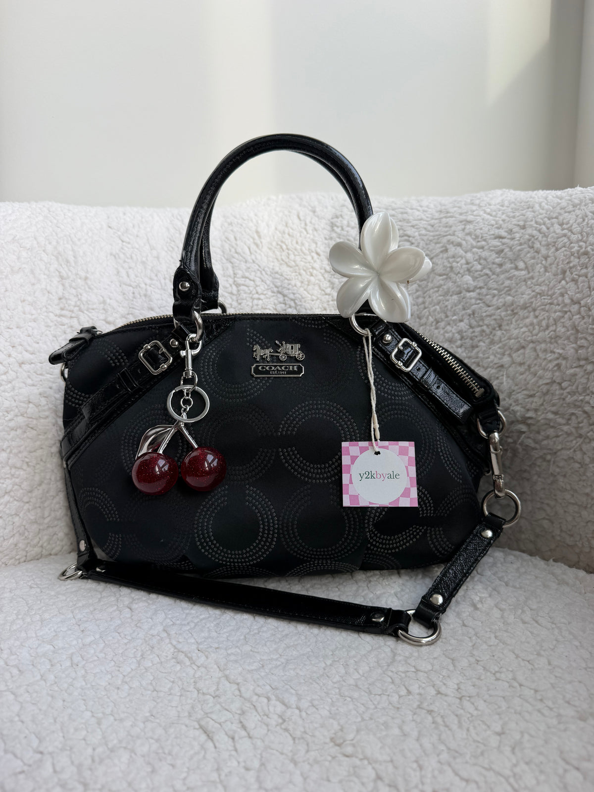Coach Ashley Black Satchel