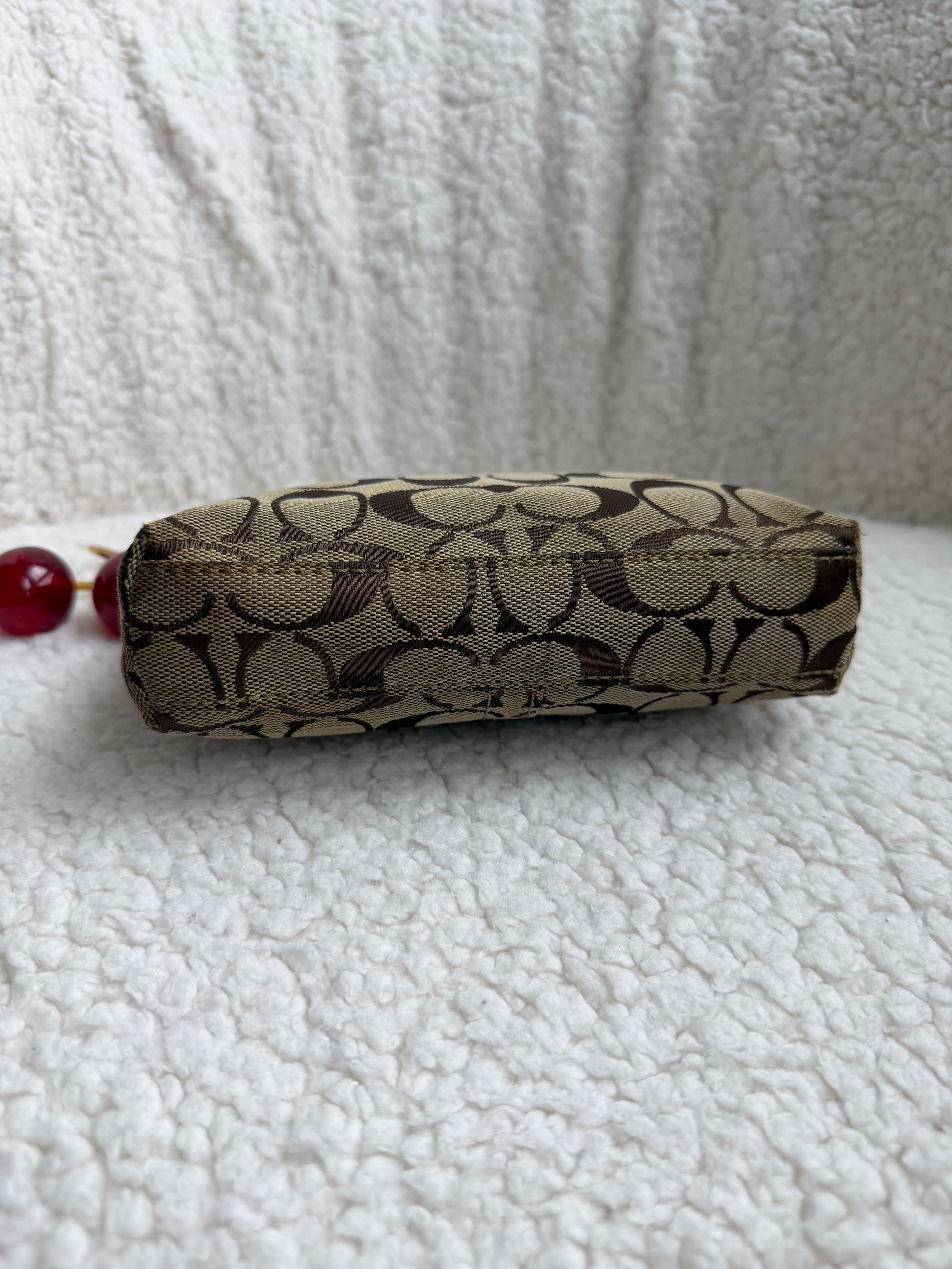 Coach Turnlock Mini Brown Bag