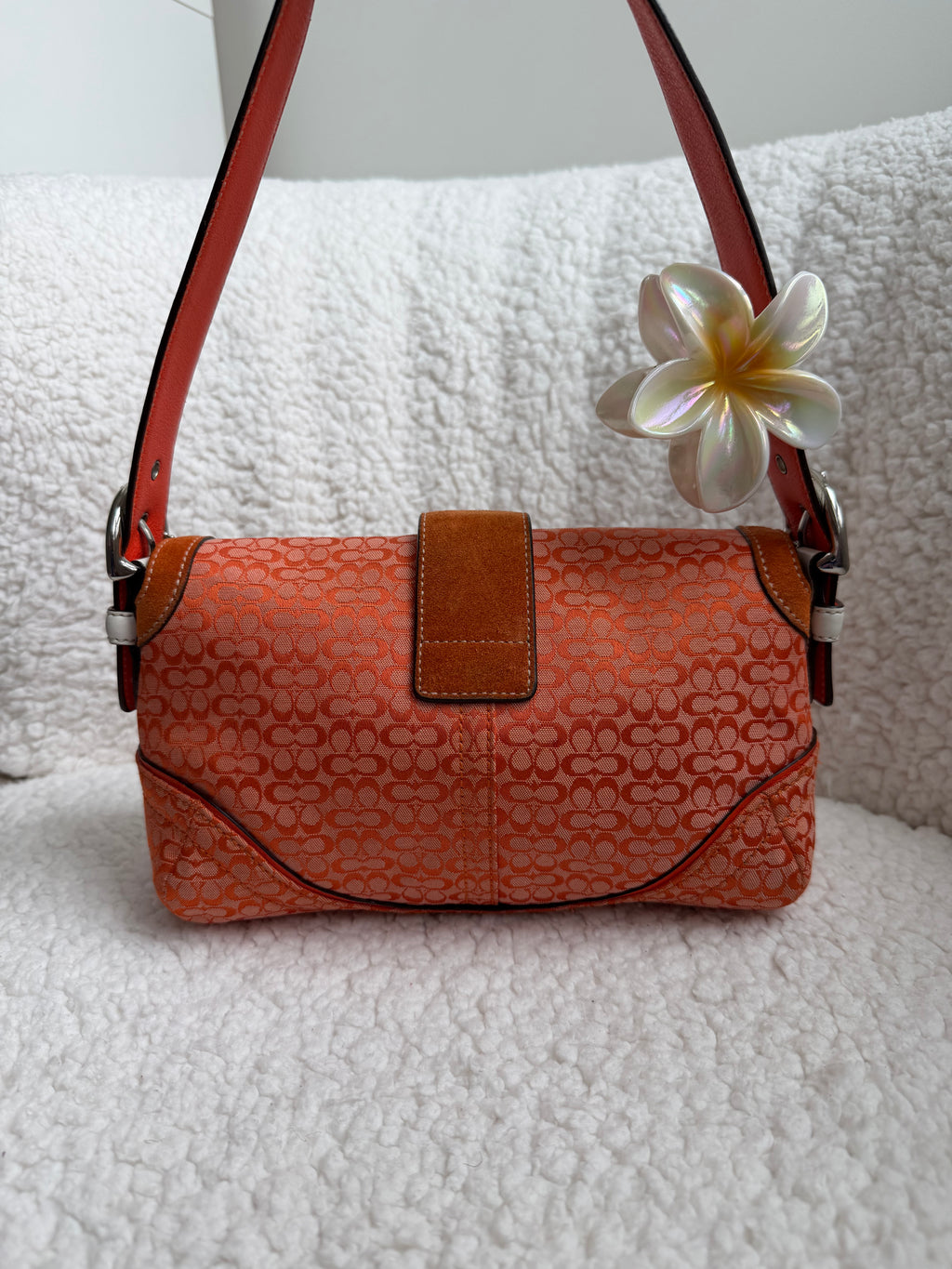 Coach Mini Two Pocket Soho Orange