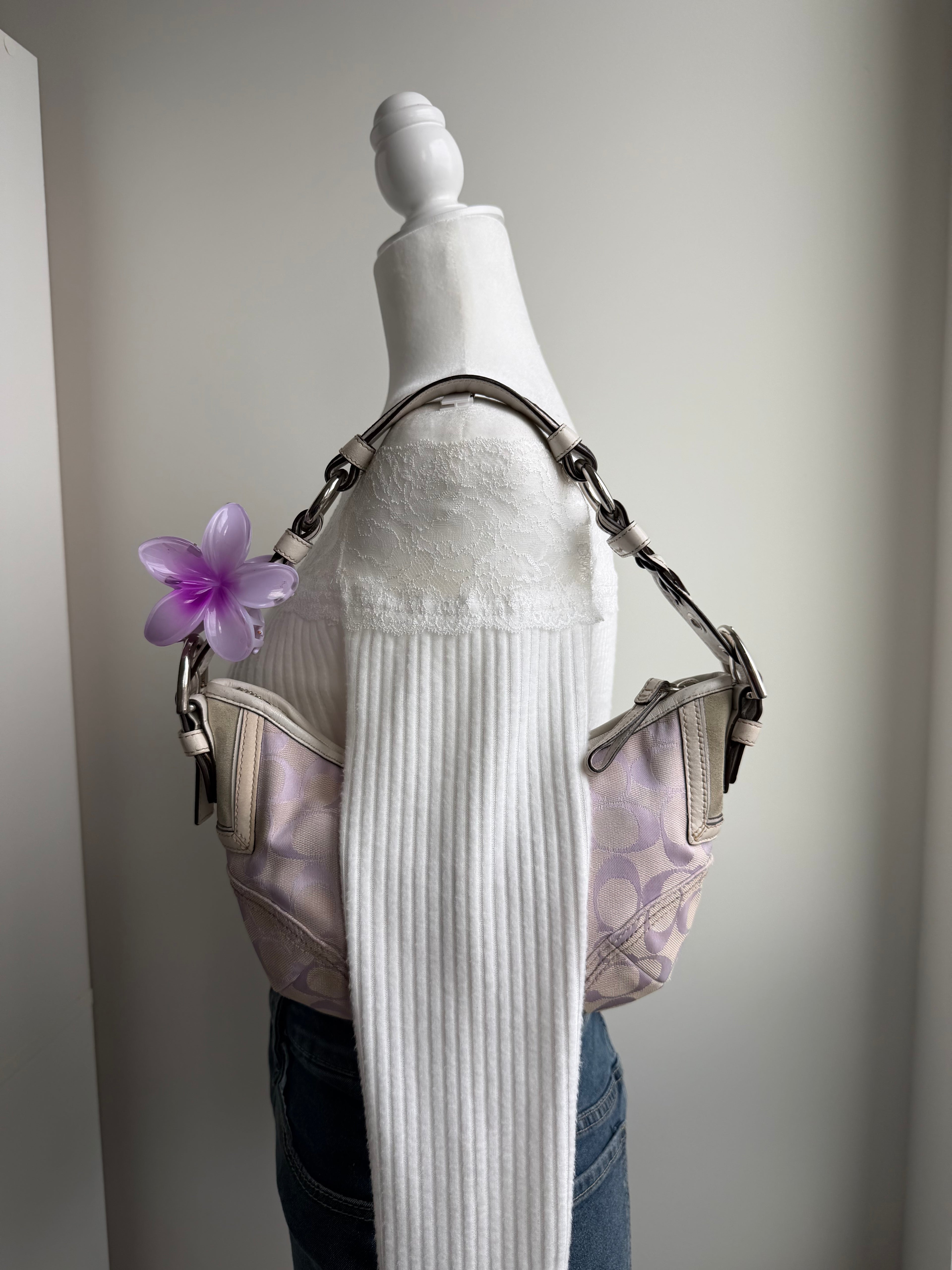 Coach Purple Signature Mini Hobo