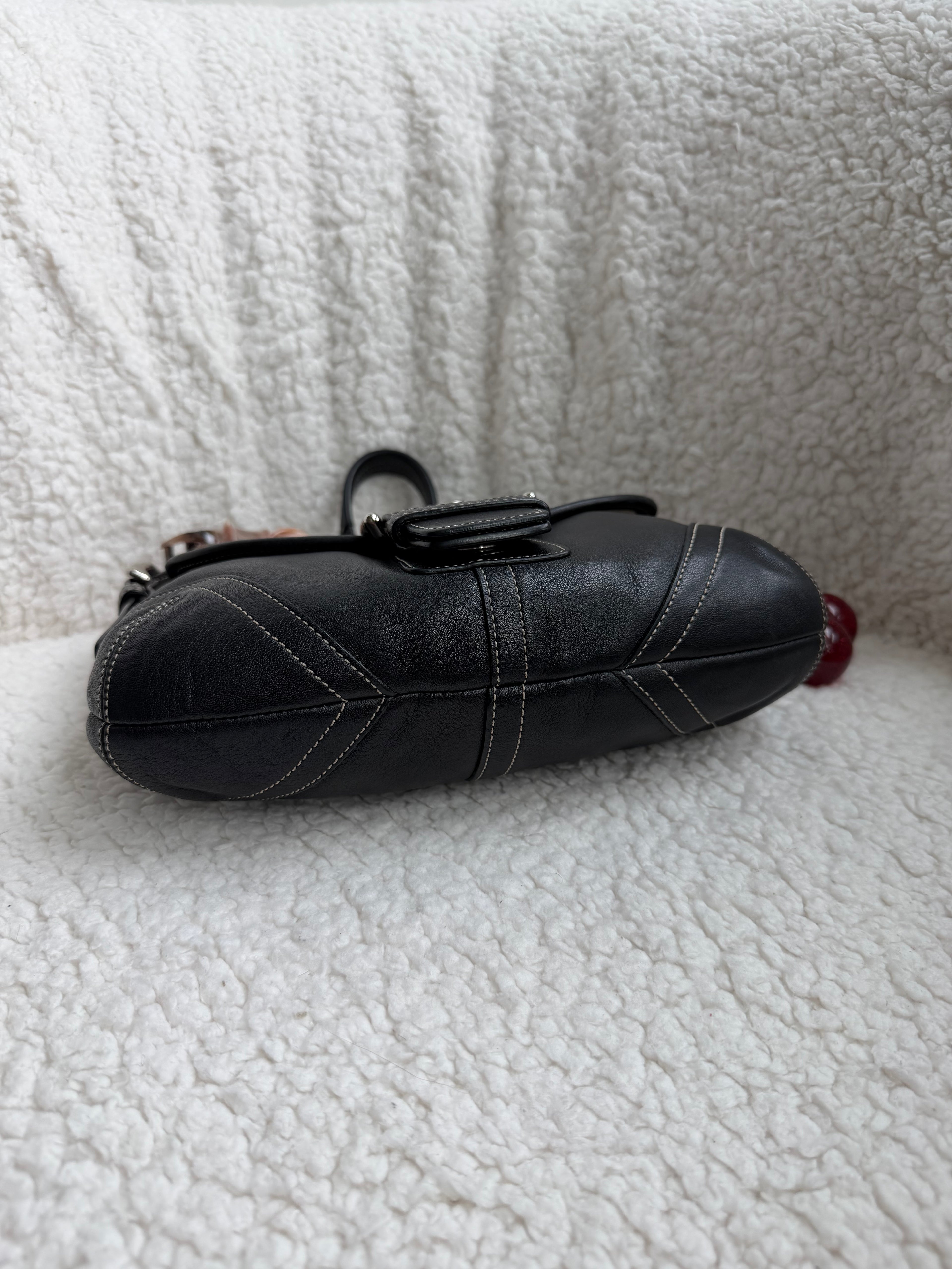 Coach Soho Mini Black Leather
