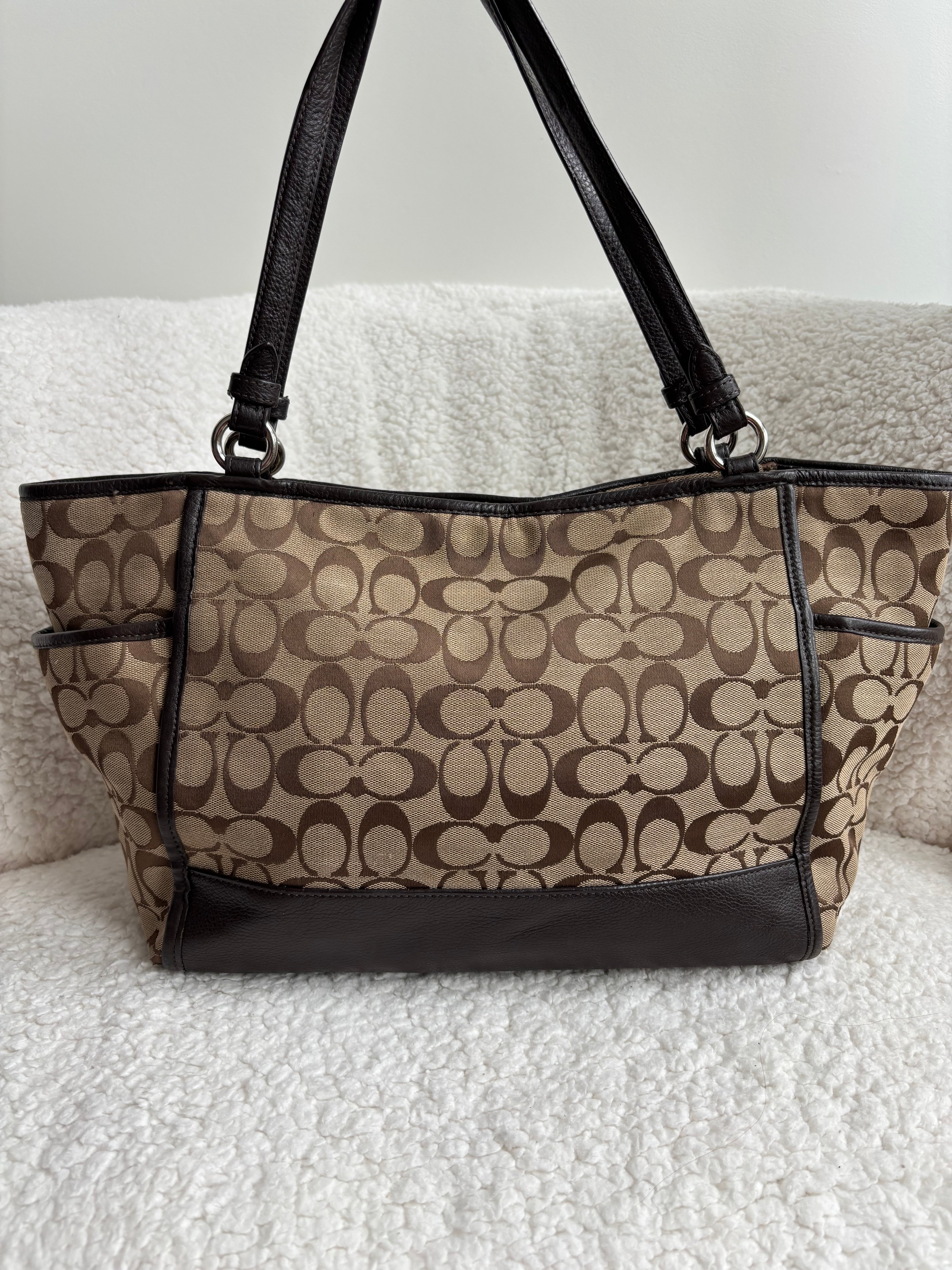 Coach Signature Brown Tote Bag