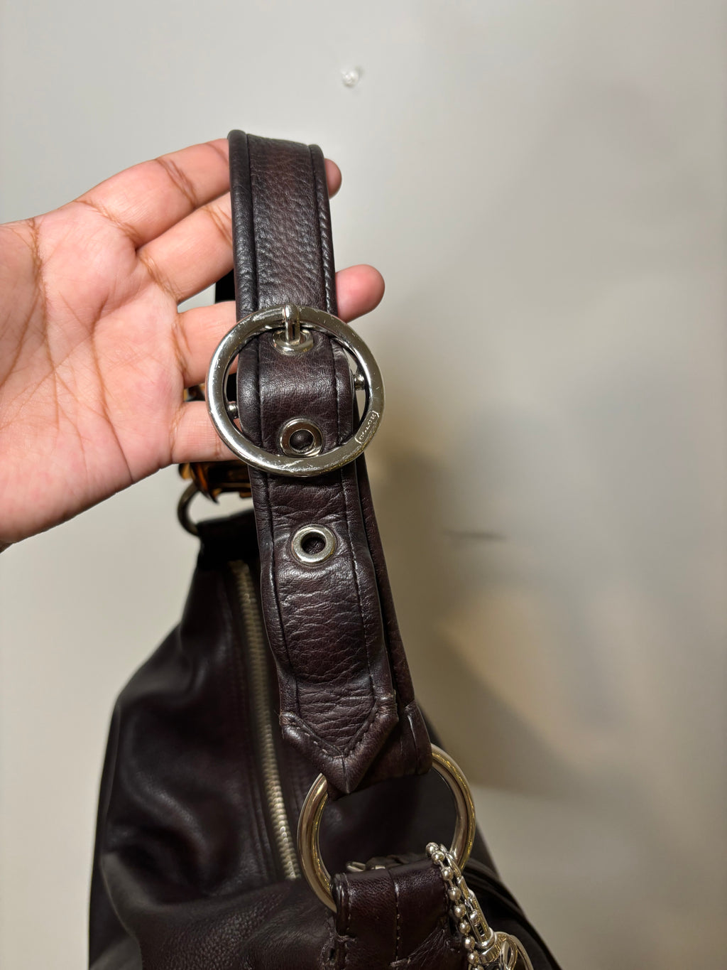 Coach Brown Leather Hobo