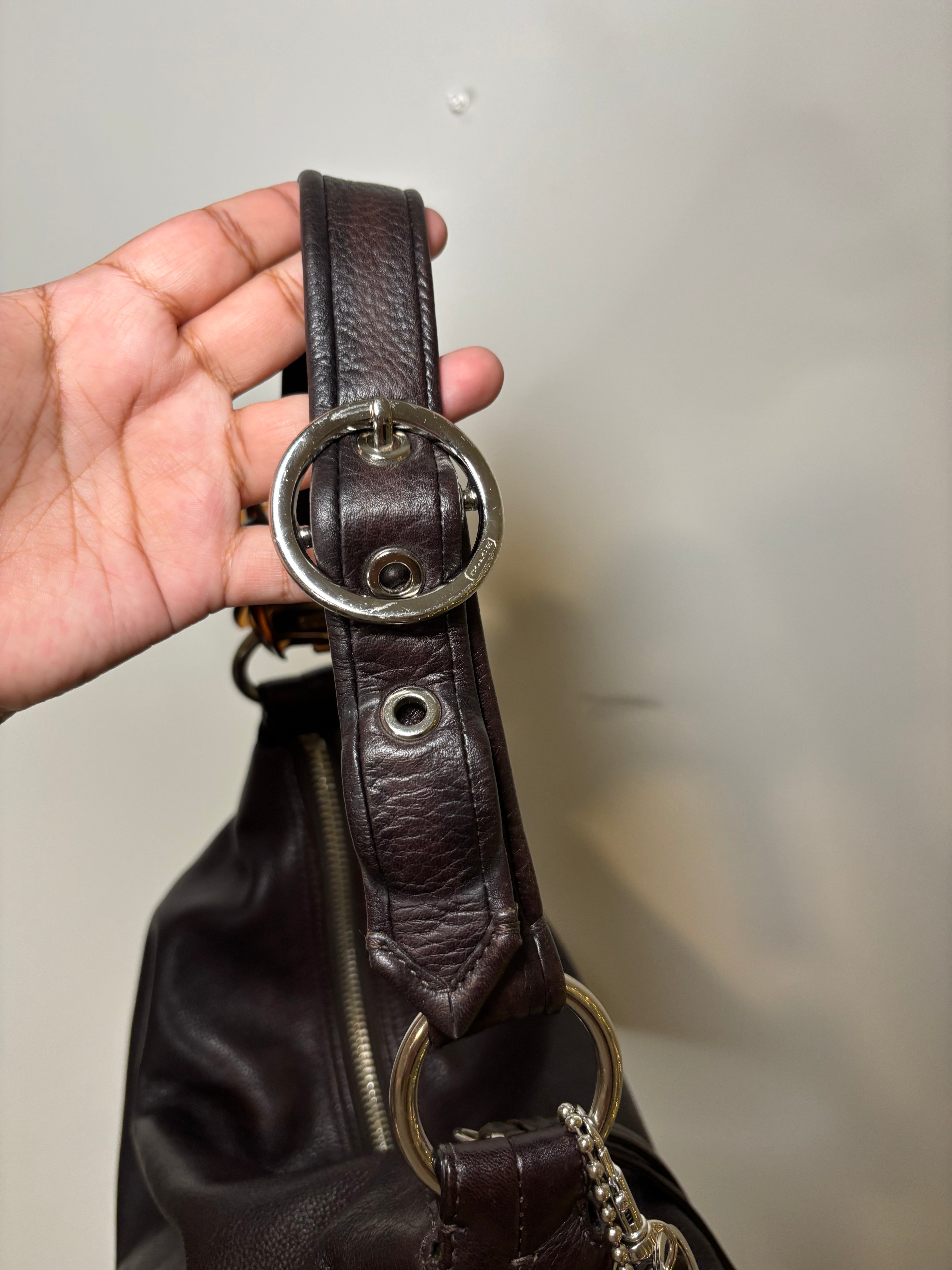 Coach Brown Leather Hobo