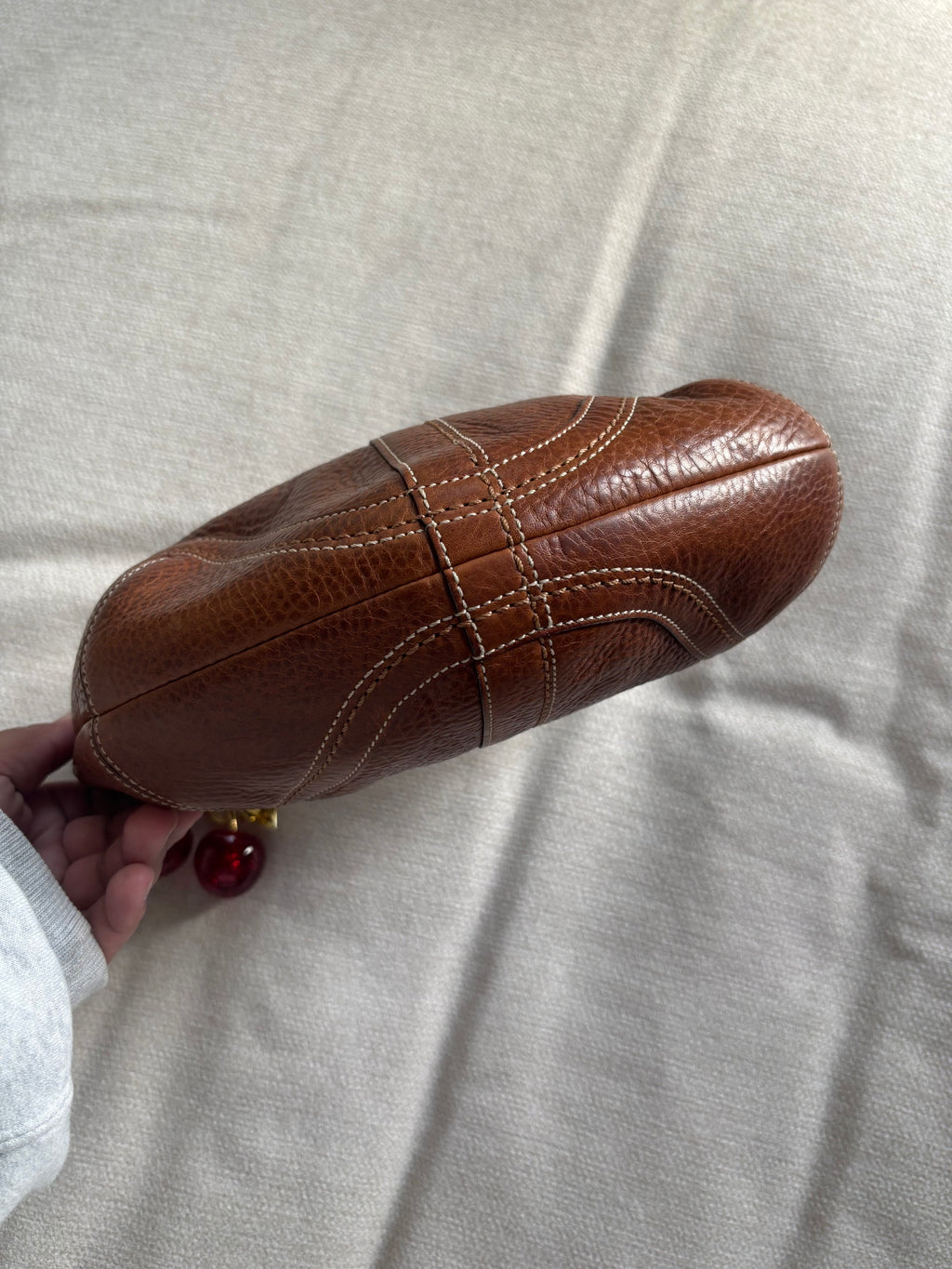 Coach Brown Tobacco Hobo  Leather