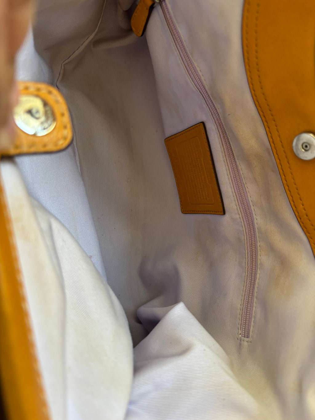 Y2K Coach Ergo Mustard Yellow Shoulder Bag
