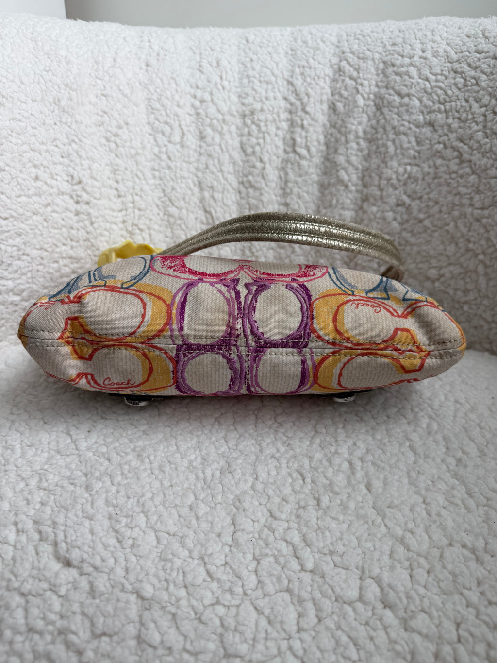 Coach Two Pocket Multicolor Bag