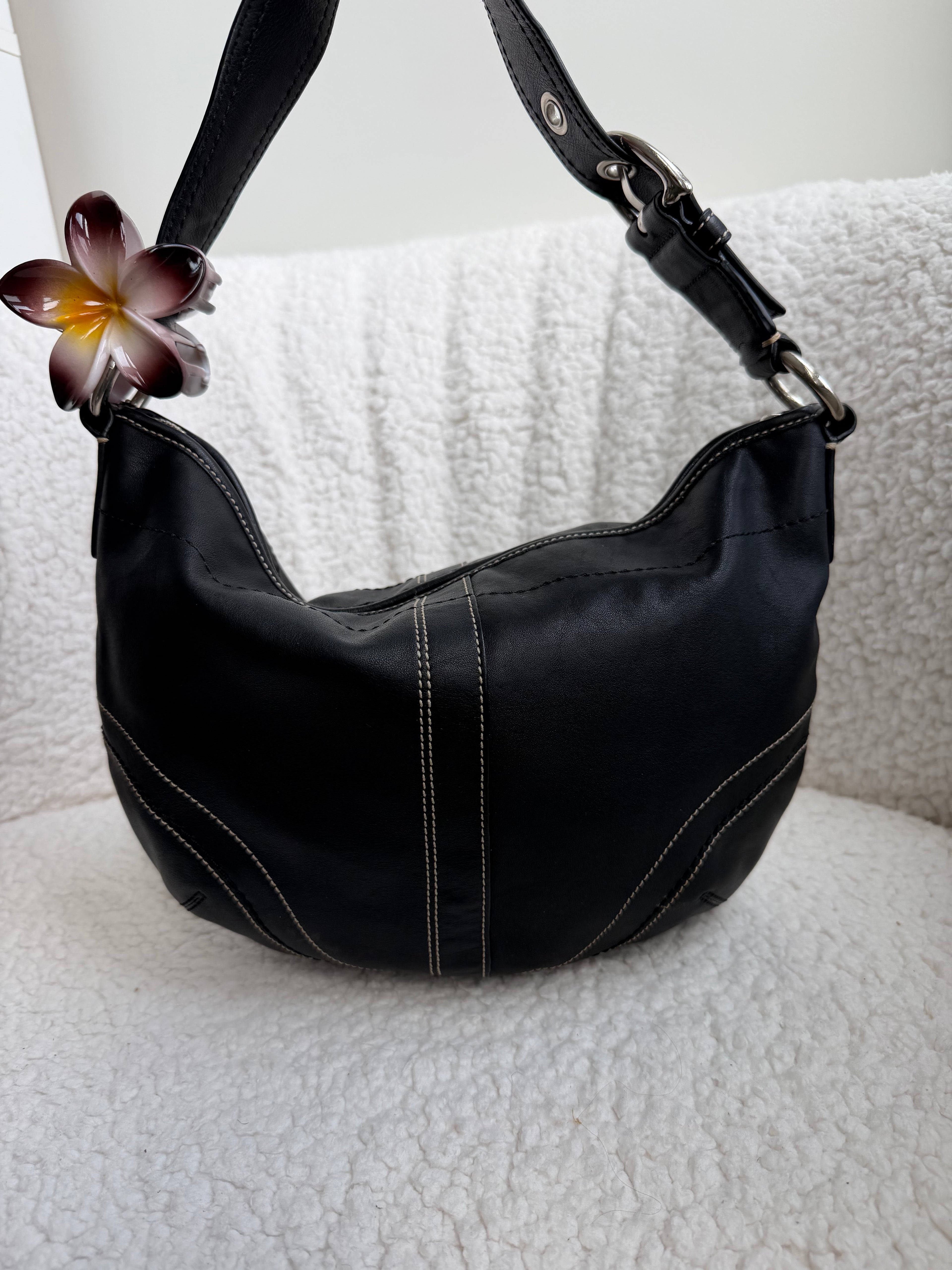 Coach Black Medium Hobo