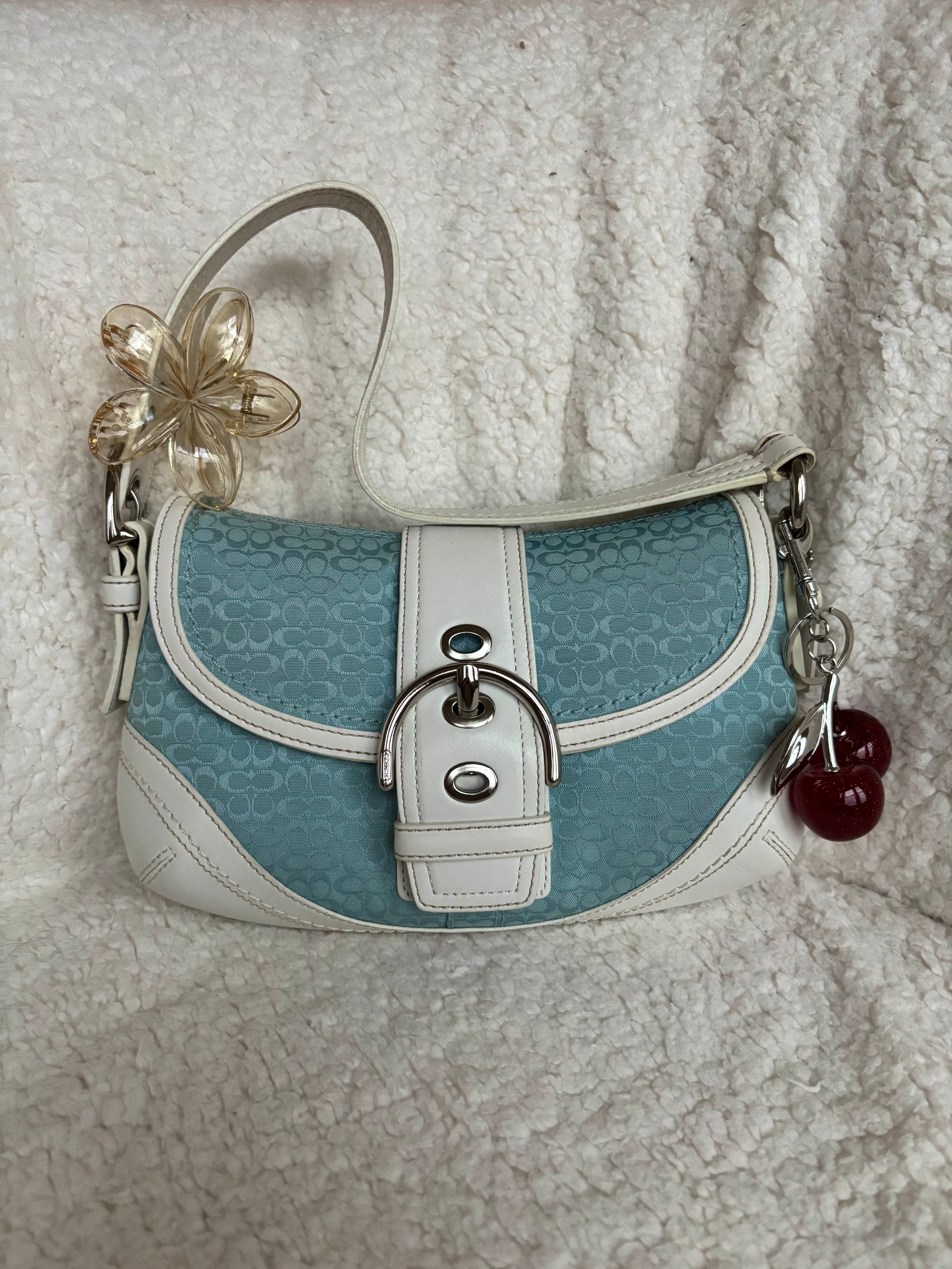 Coach Mini Soho Blue Signature