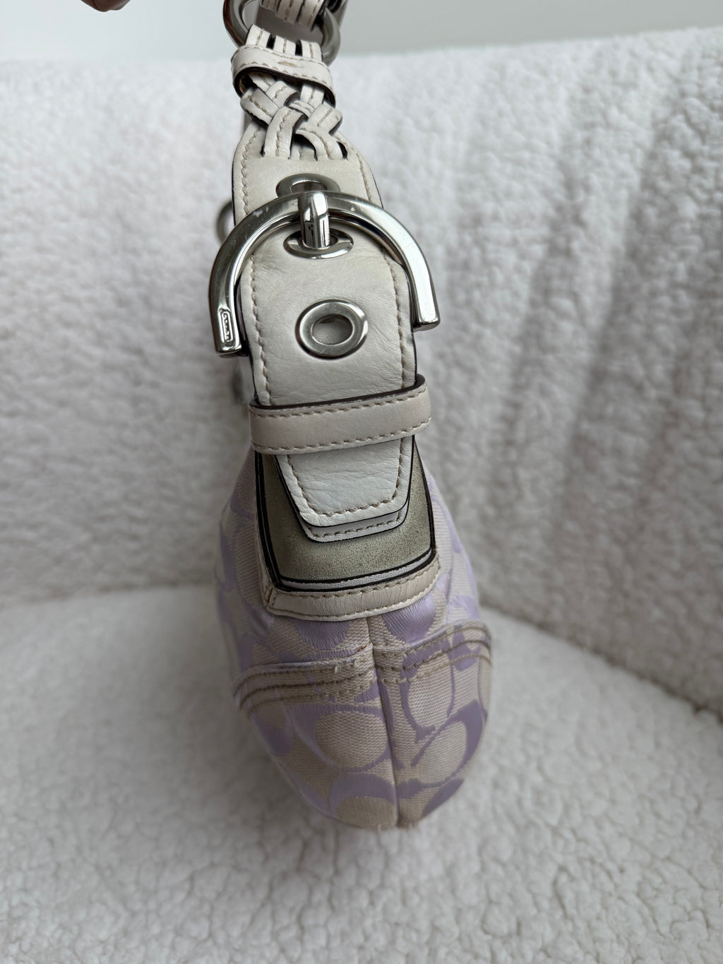 Coach Purple Signature Mini Hobo