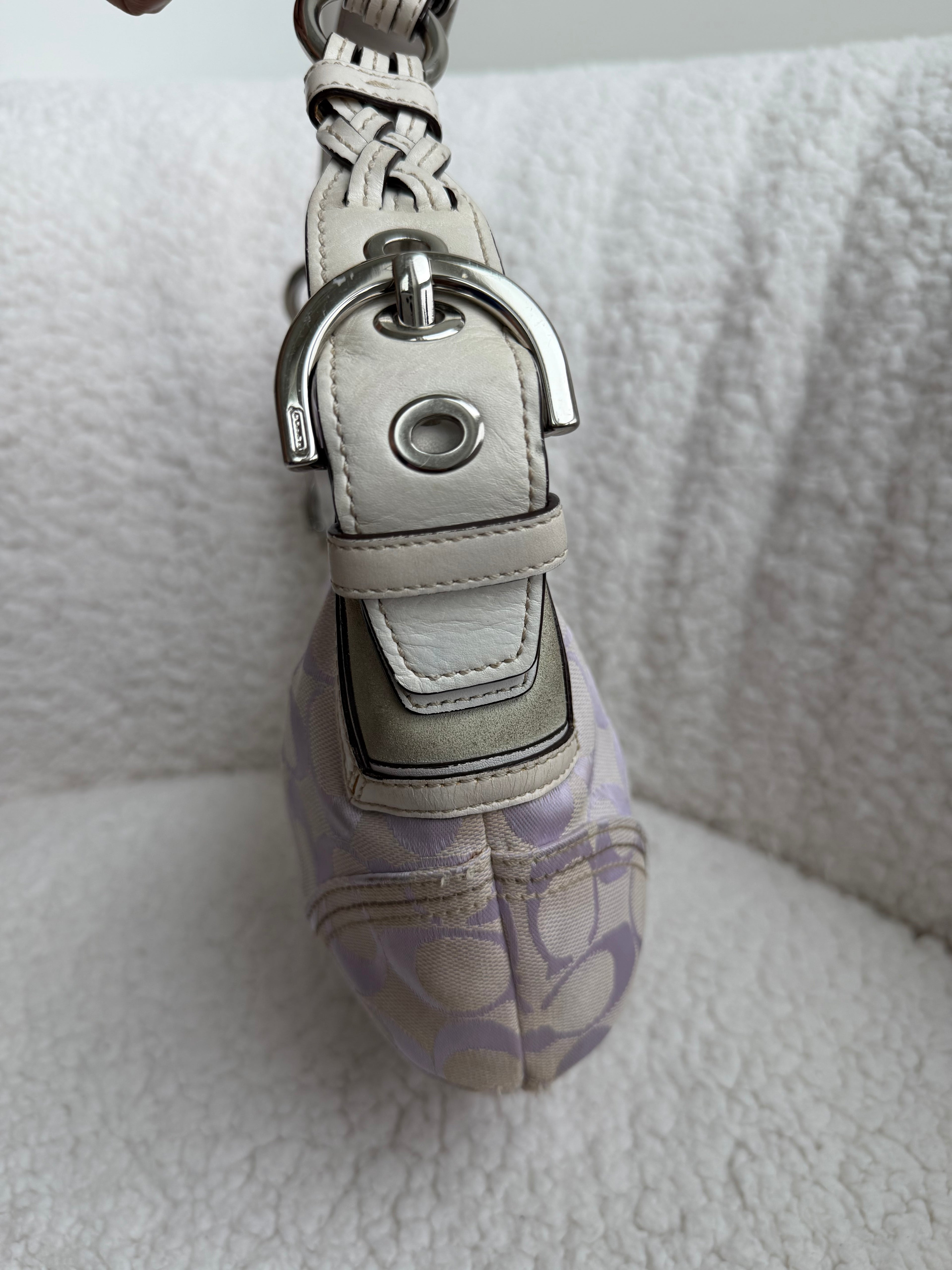 Coach Purple Signature Mini Hobo