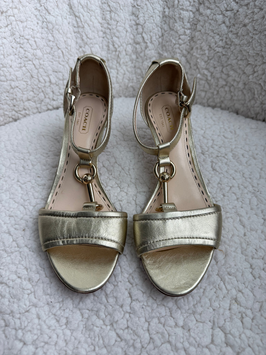 Coach Heels Size W 6.5