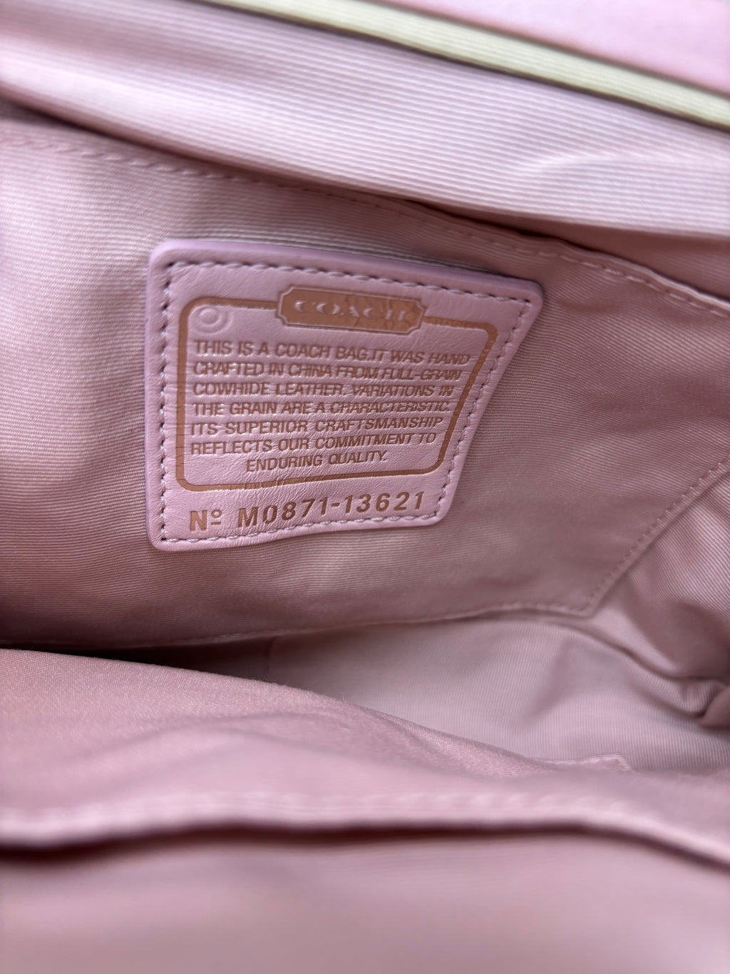Y2K Coach Parker Pink Shoulder Bag
