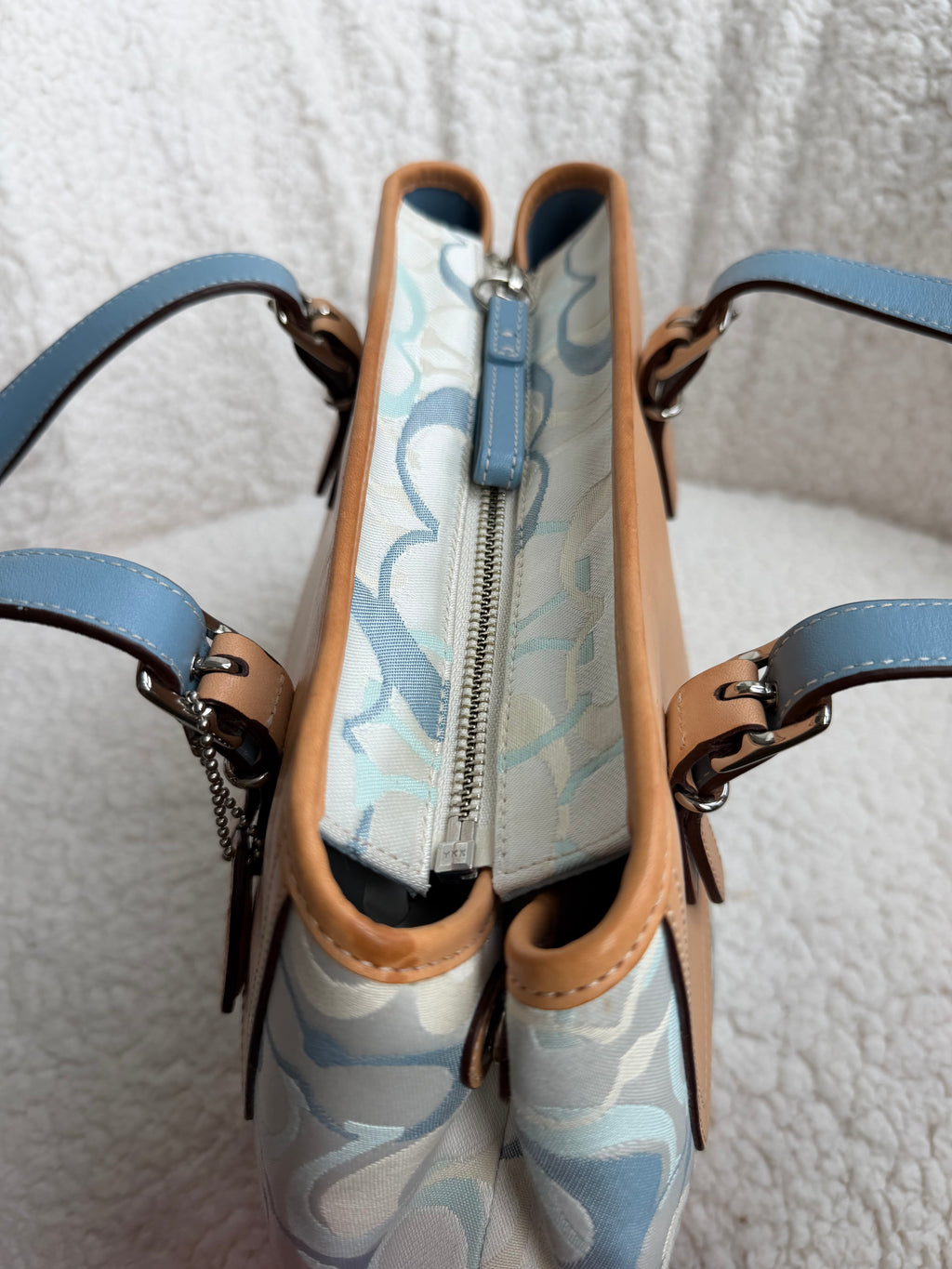 Coach Blue Optic Bag