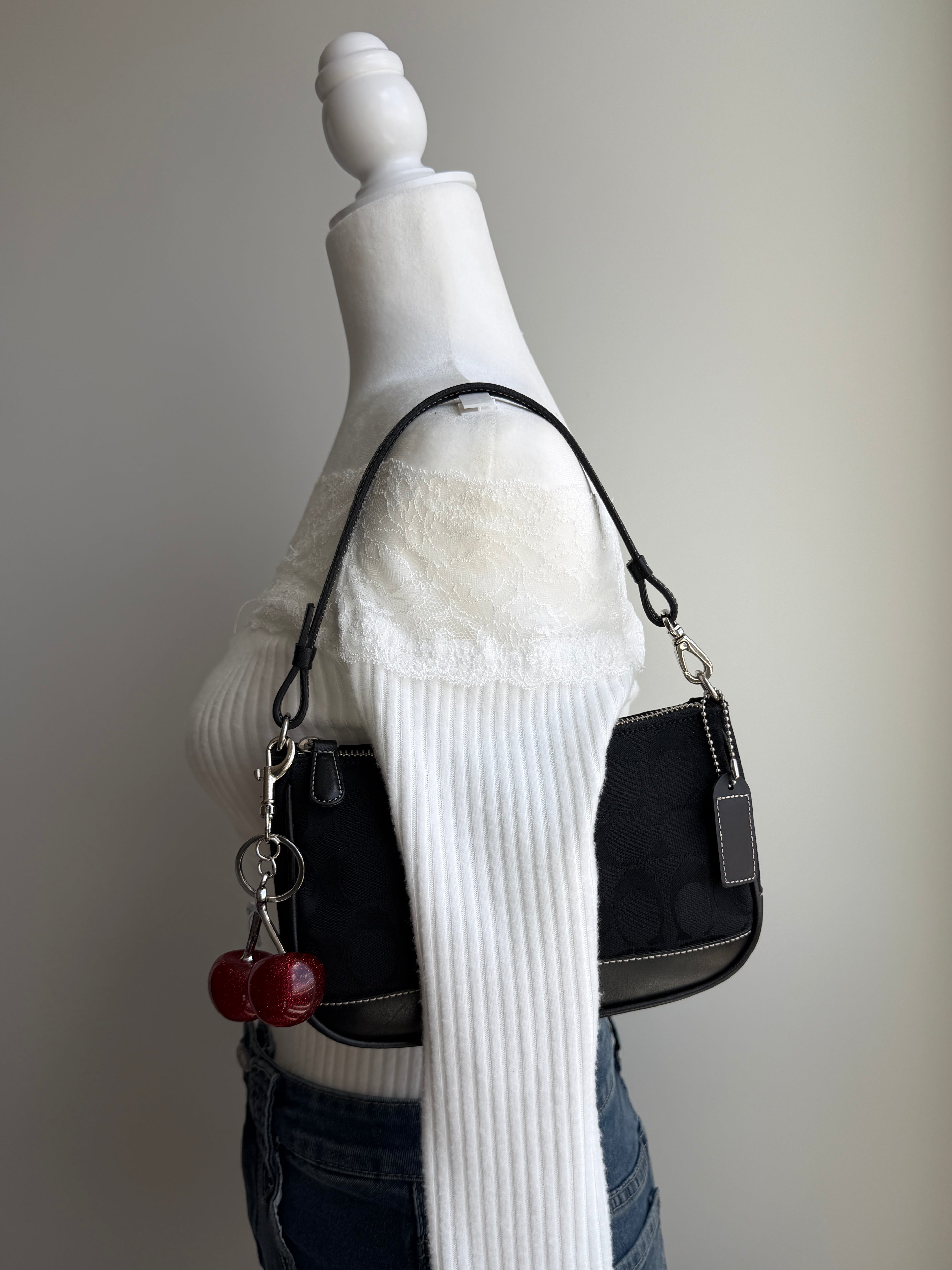Coach Demi Bag Black Signature