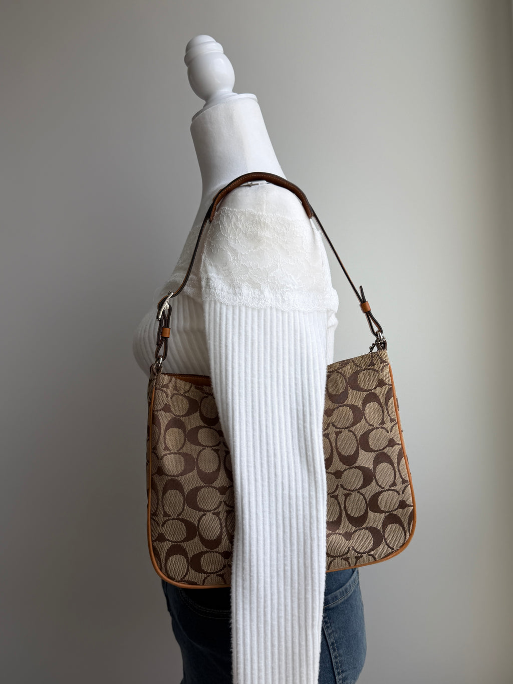 Coach Brown Hampton Shoulder Bag