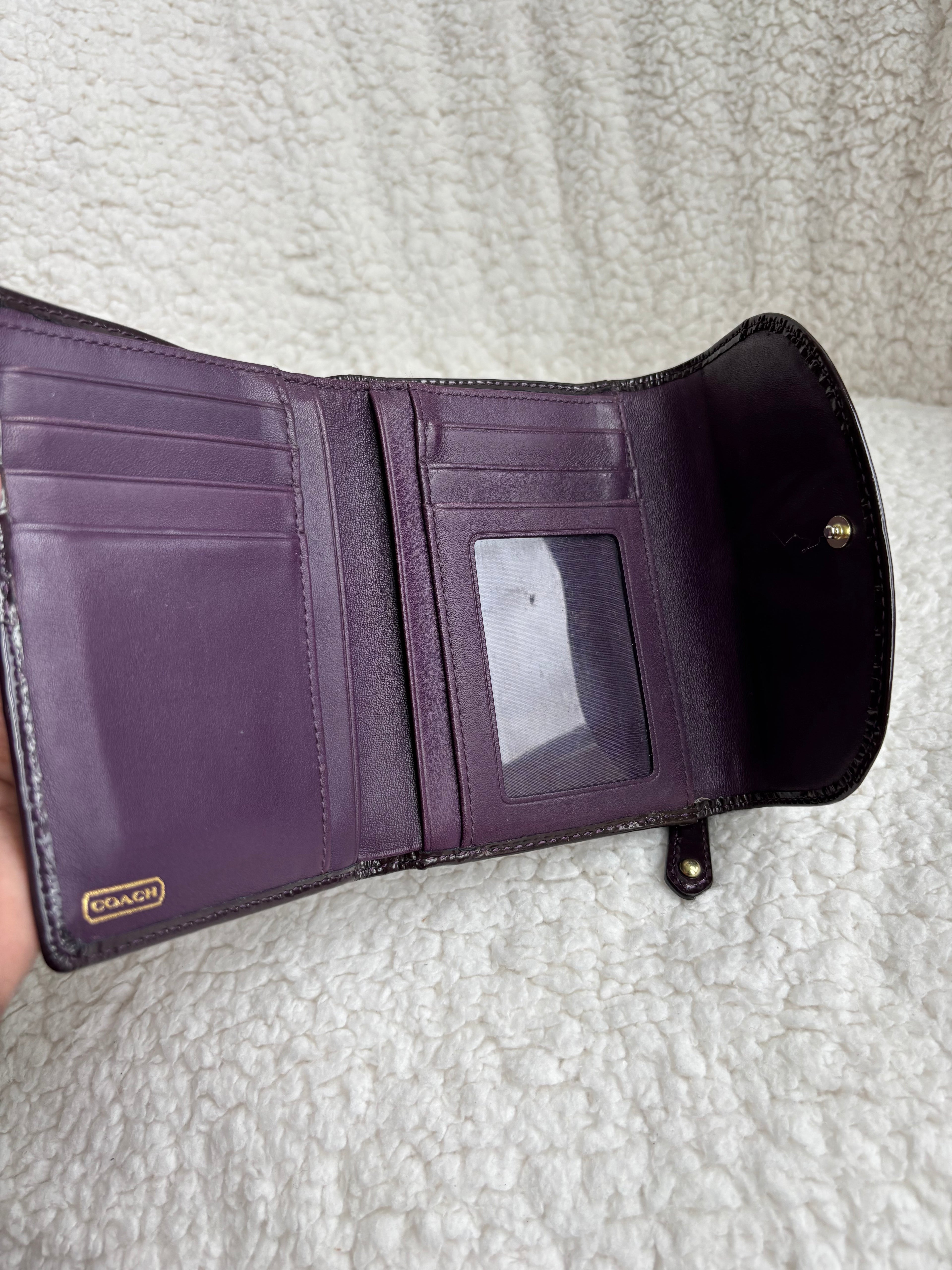 Coach Patent Leather Wallet