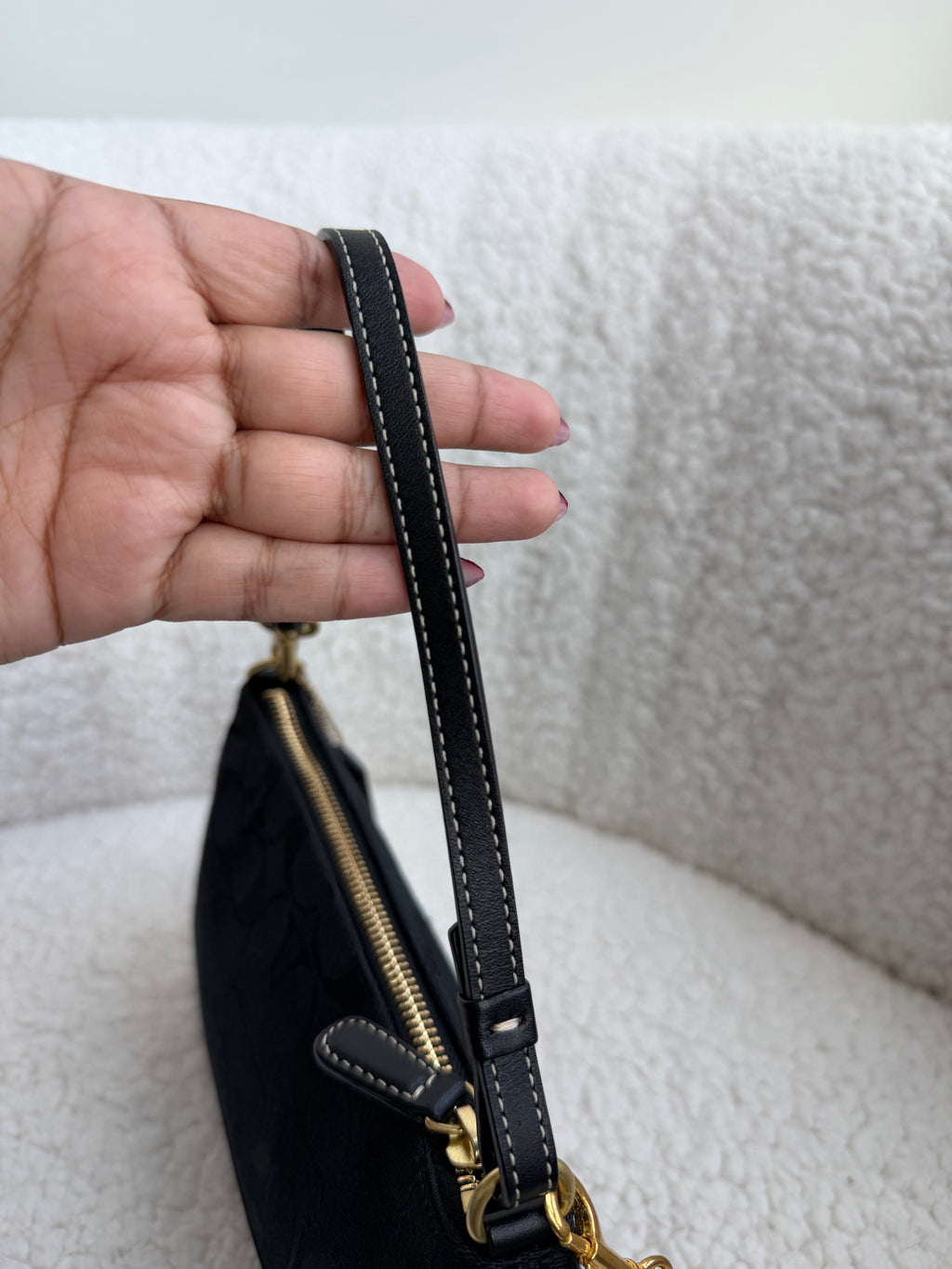 Coach Demi Bag Black Signature