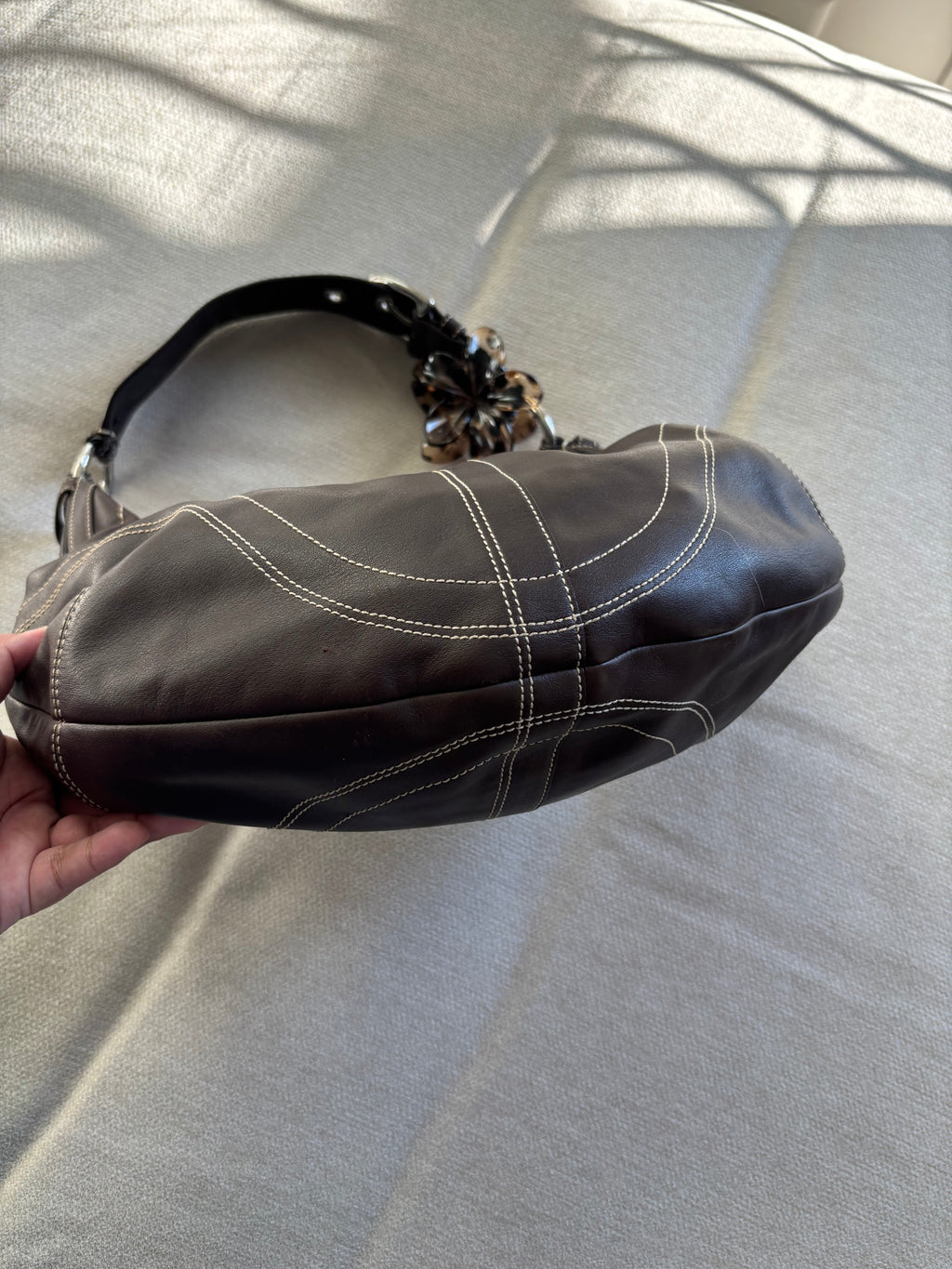 Y2K Coach Brown Hobo