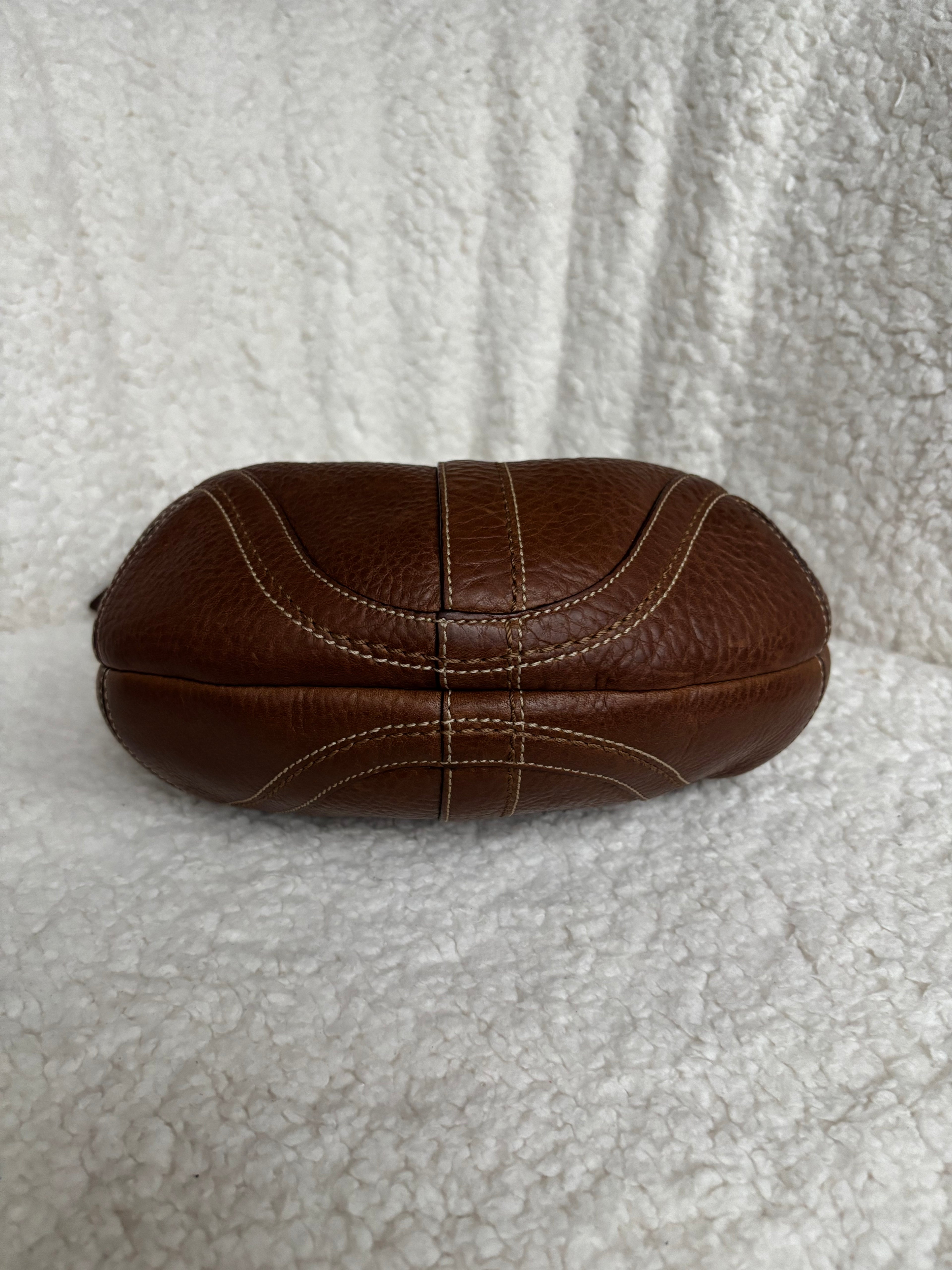 Coach Hobo Brown Leather