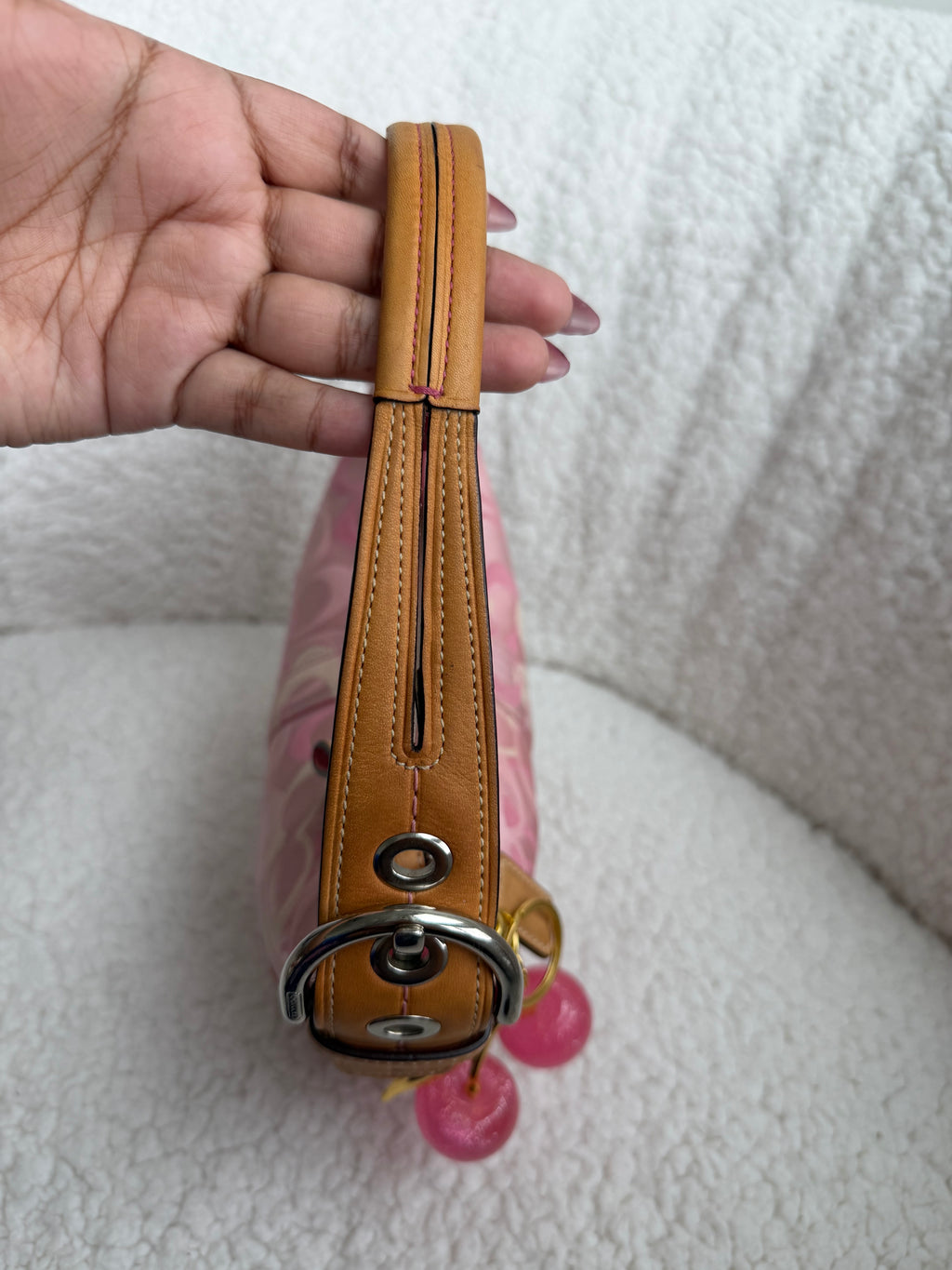 Coach Pink Optic  Mini Hobo