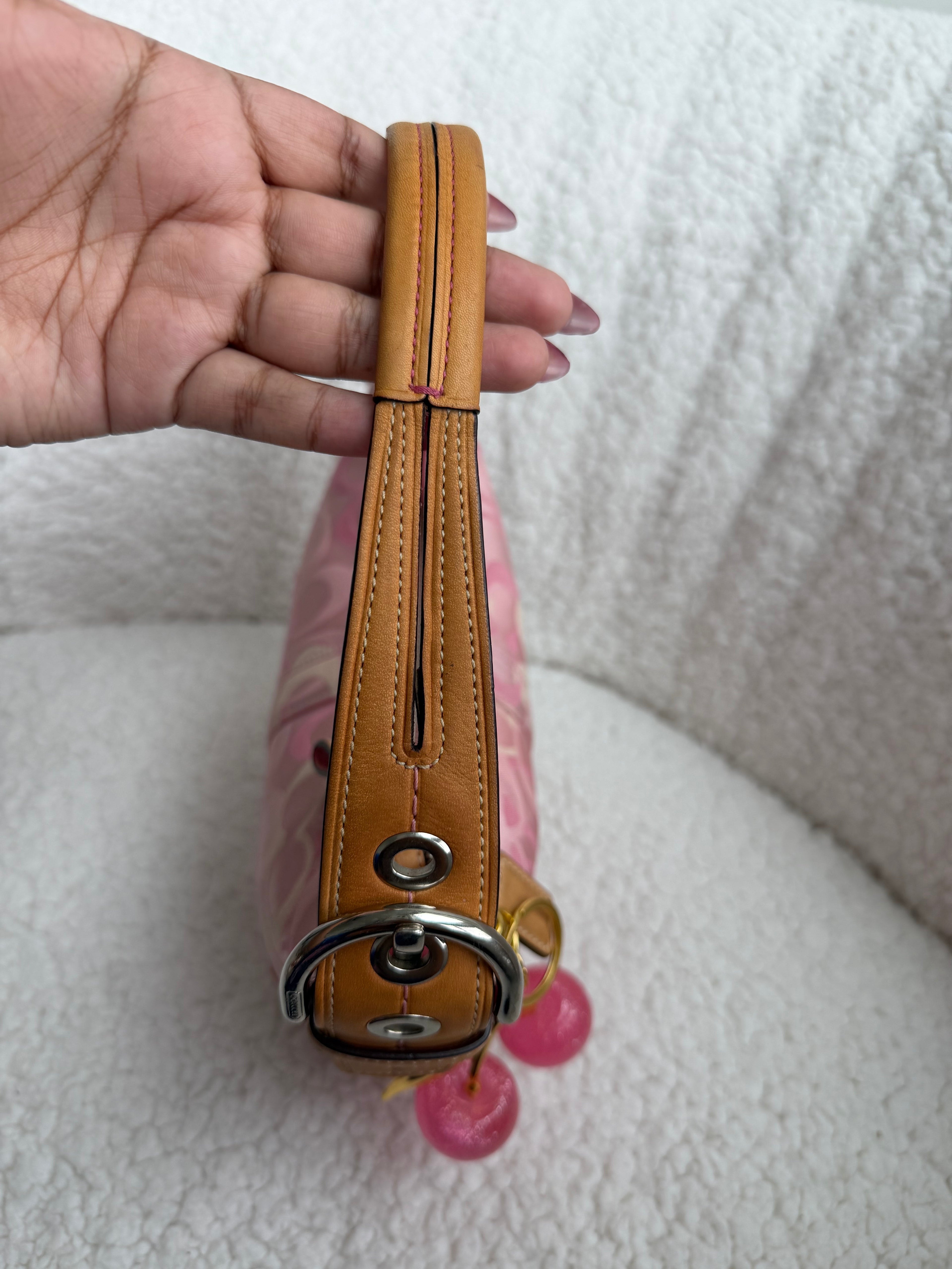 Coach Pink Optic  Mini Hobo