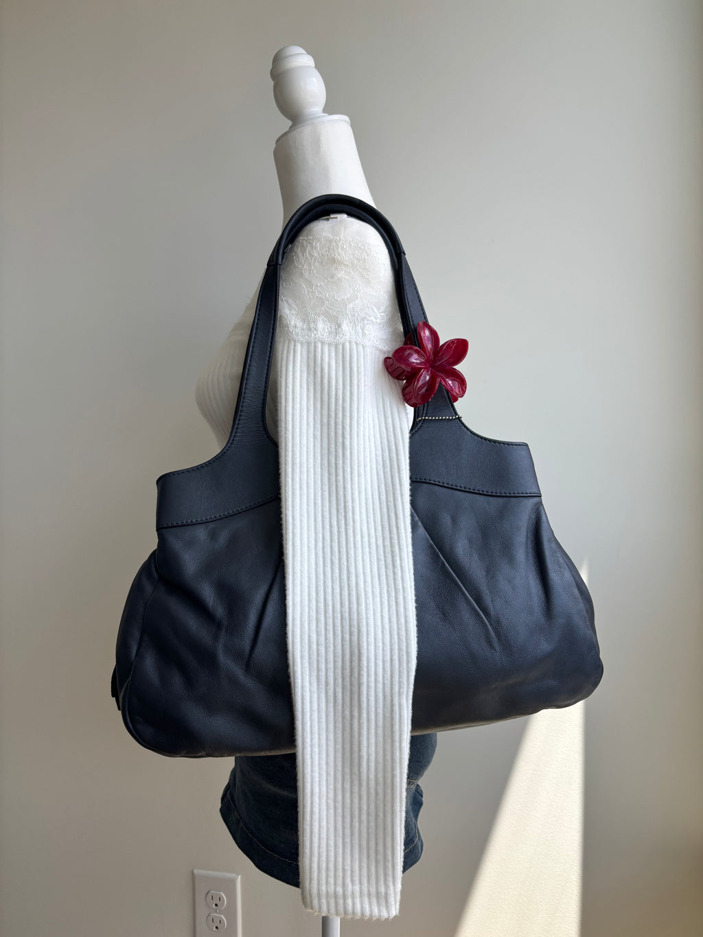 Y2K Coach Lexi Midnight Blue Shoulder Bag