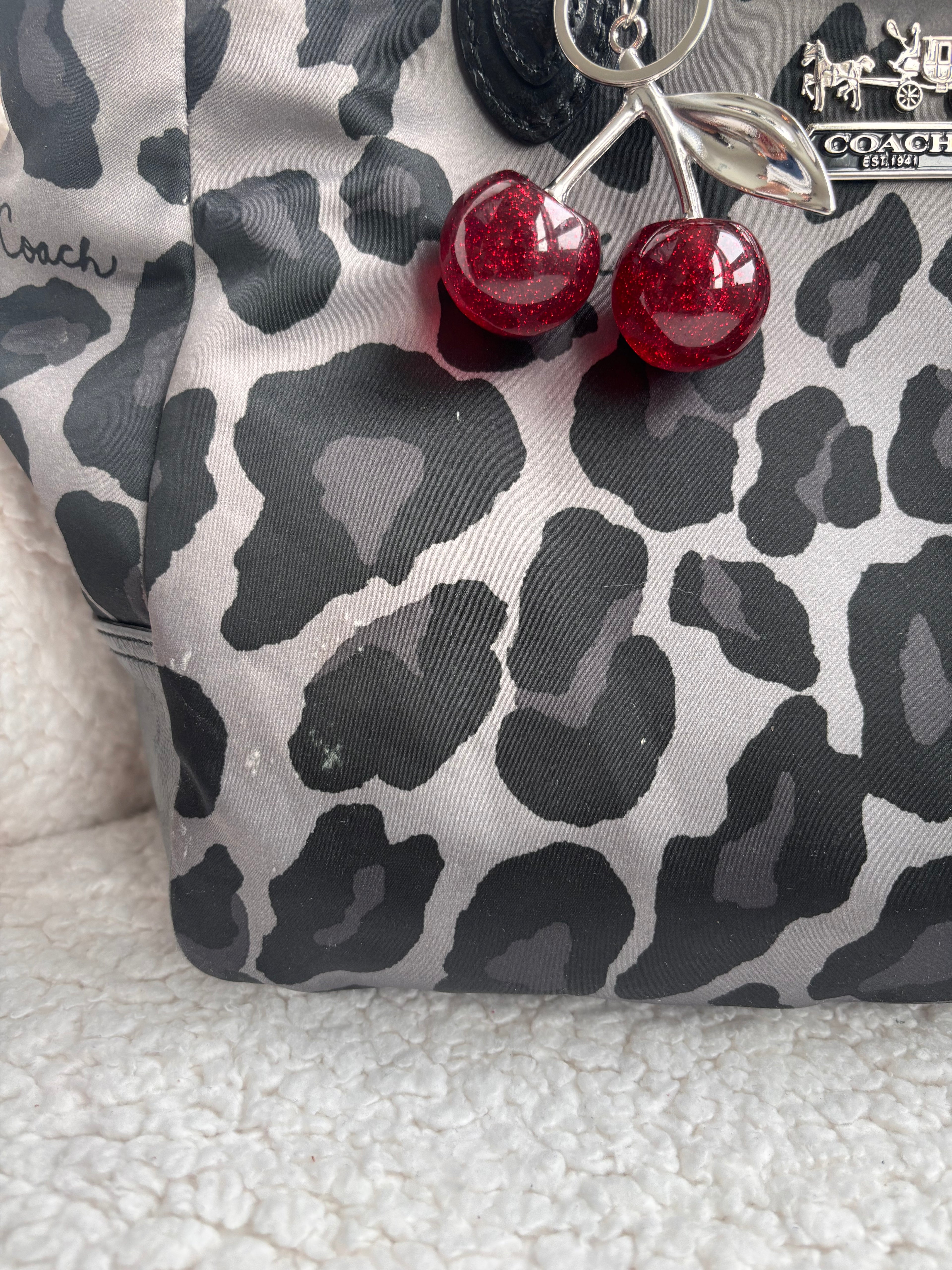 Coach Leopard Tote Bag