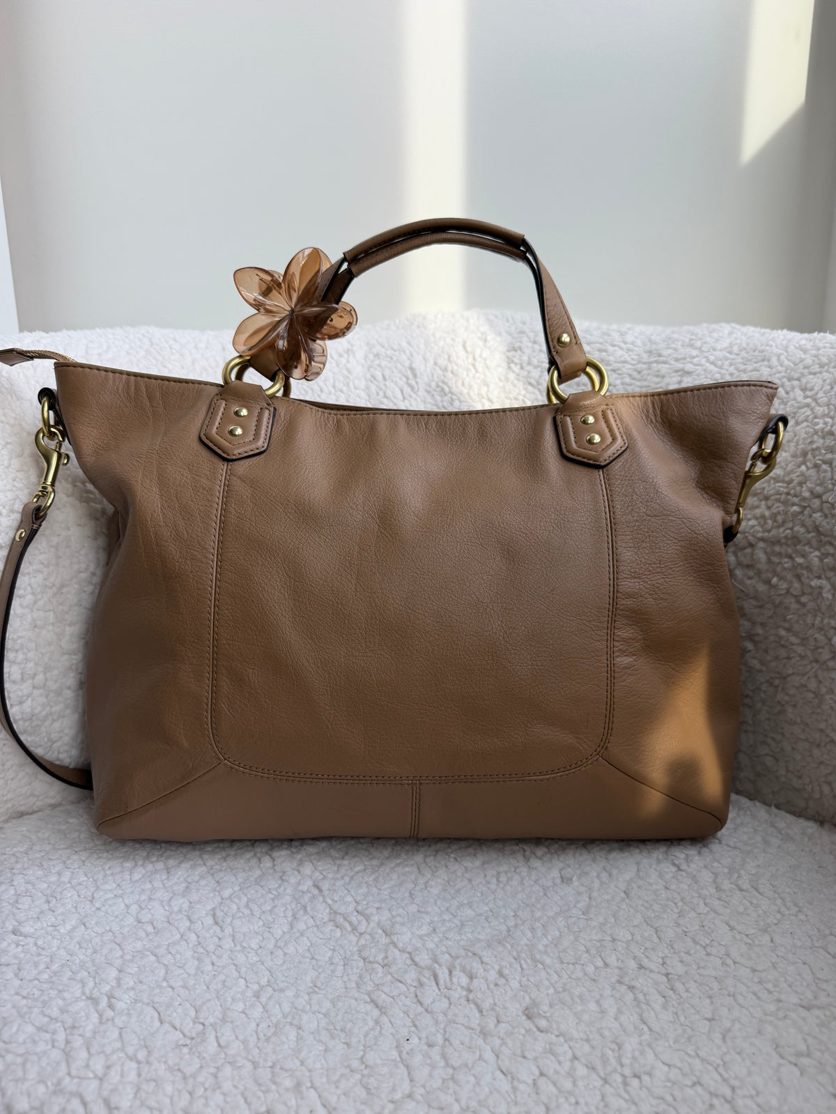 Coach Large Brown Satchel