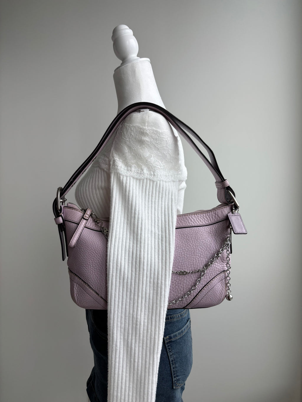 Coach East West Lilac Shoulder Bag