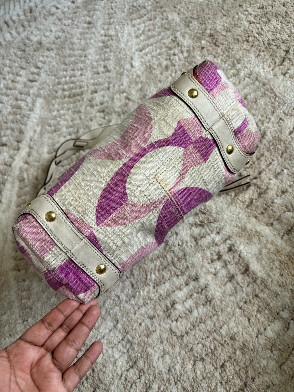 Coach Carly Pink Shoulder Bag
