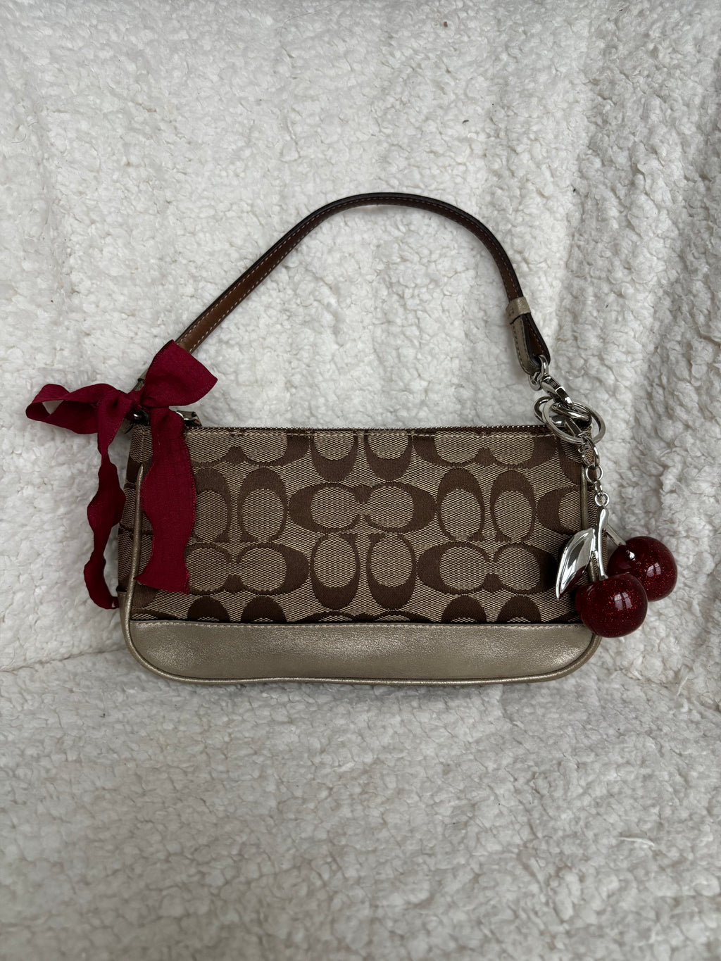 Coach Demi Bag Brown Signature