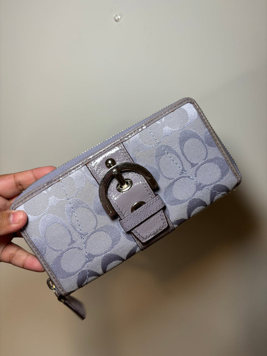 Coach Soho Purple Shoulder Bag and Wallet