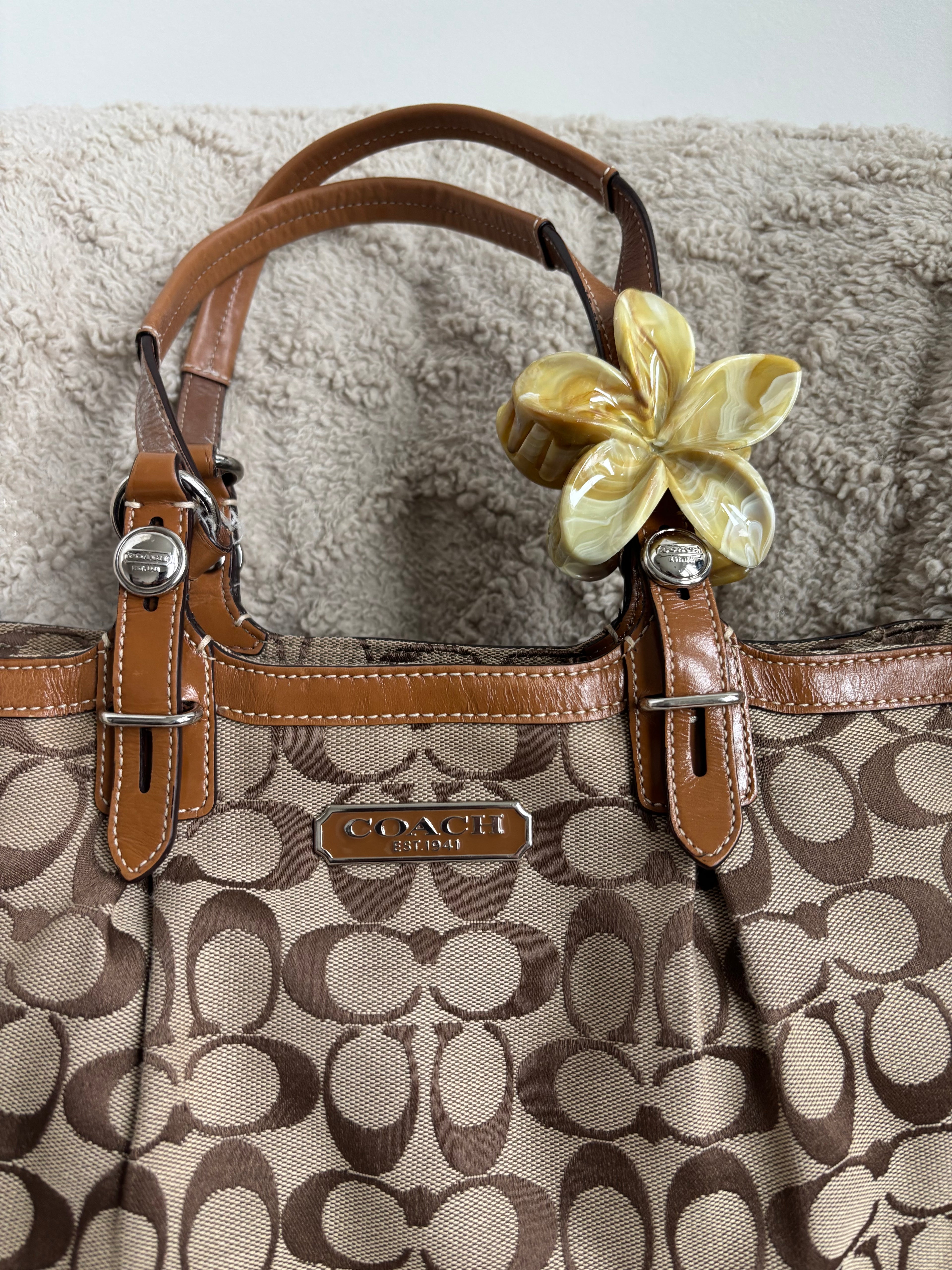 Coach Brown Tote Bag