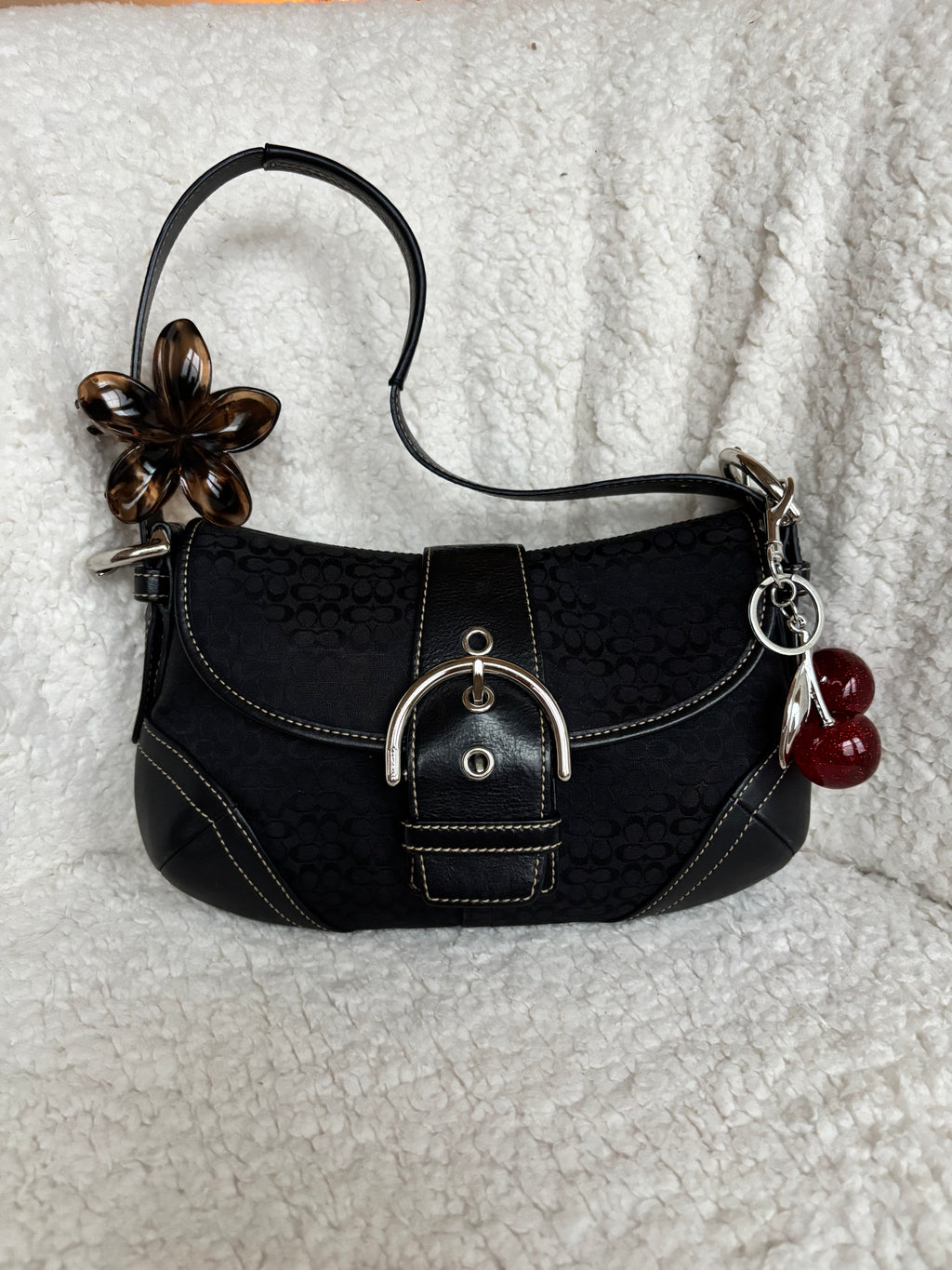 Y2K Coach Mini Soho Black Signature