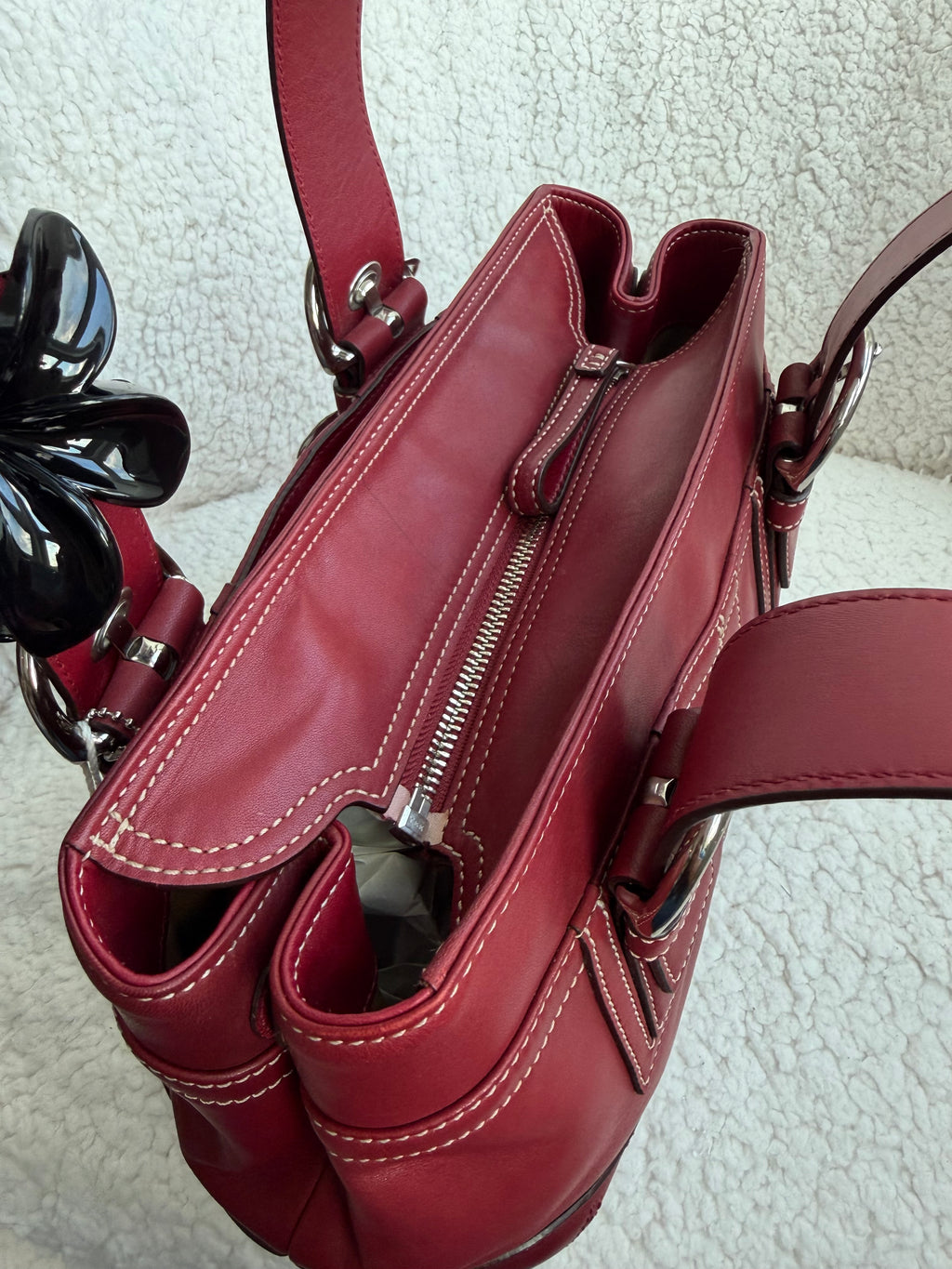 Coach Small Soho Tote Red