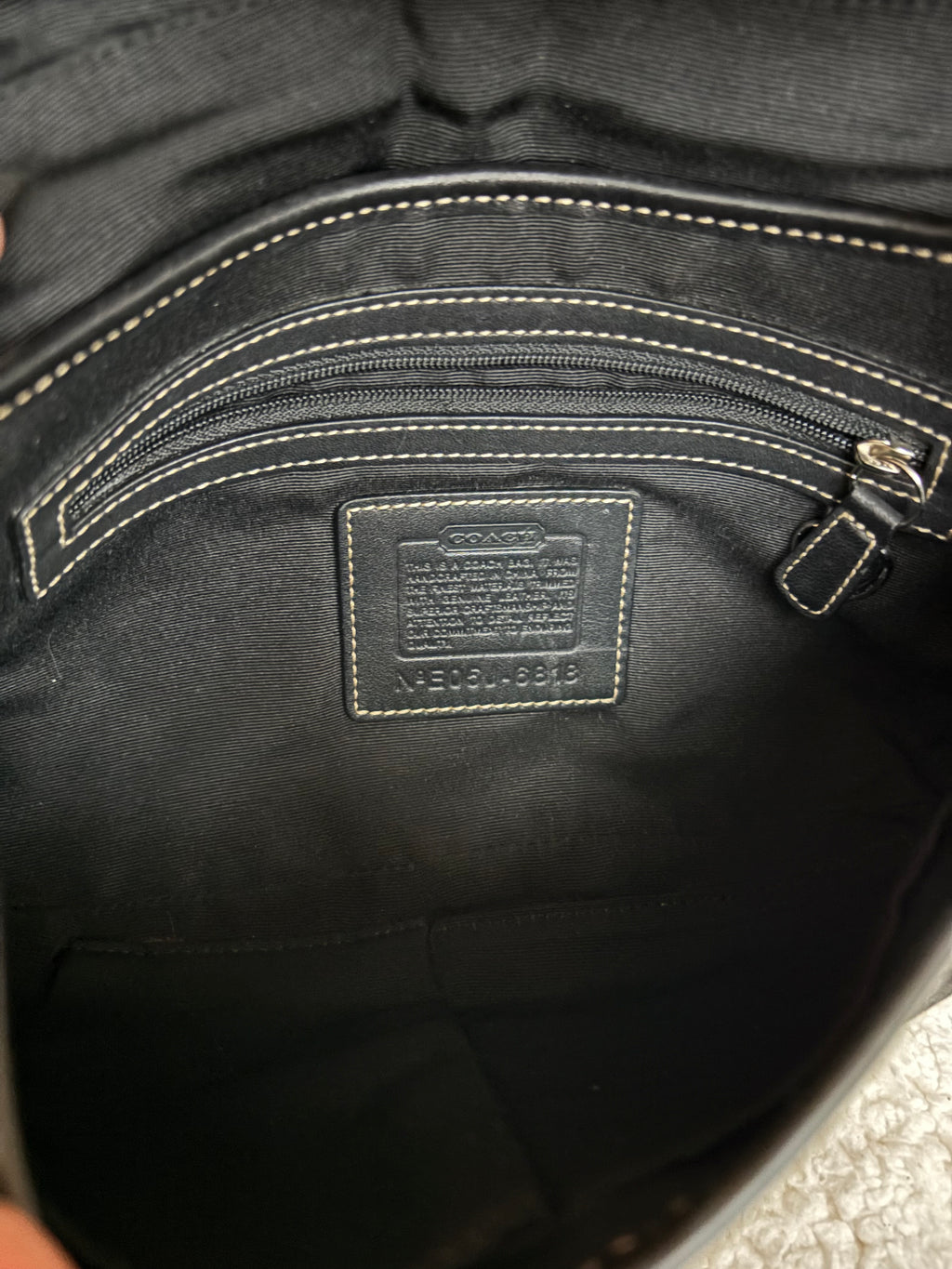 Y2K Coach Mini Soho Black Signature