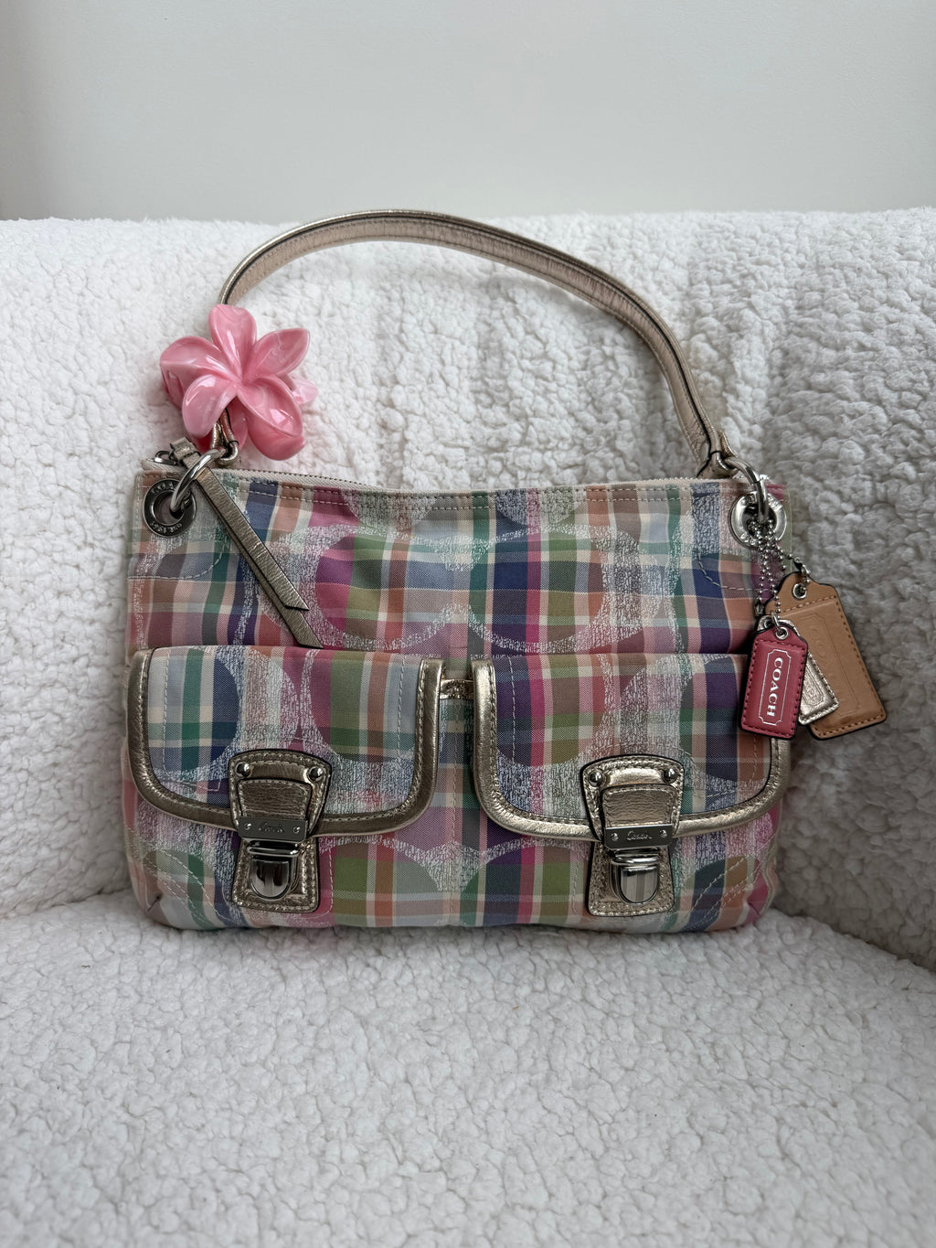 Coach Poppy Madras Bag