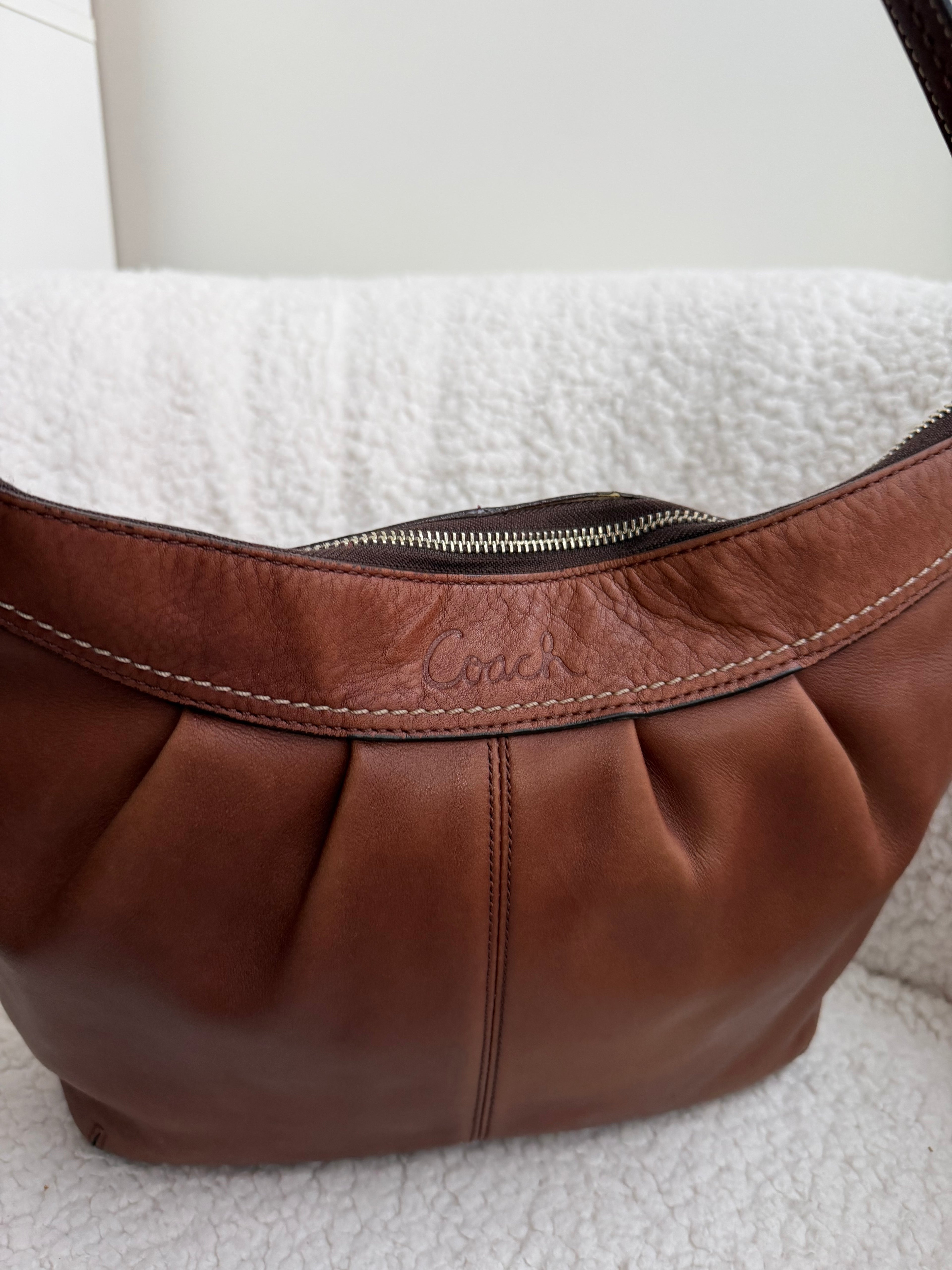 Coach Brown Hobo Shoulder Bag