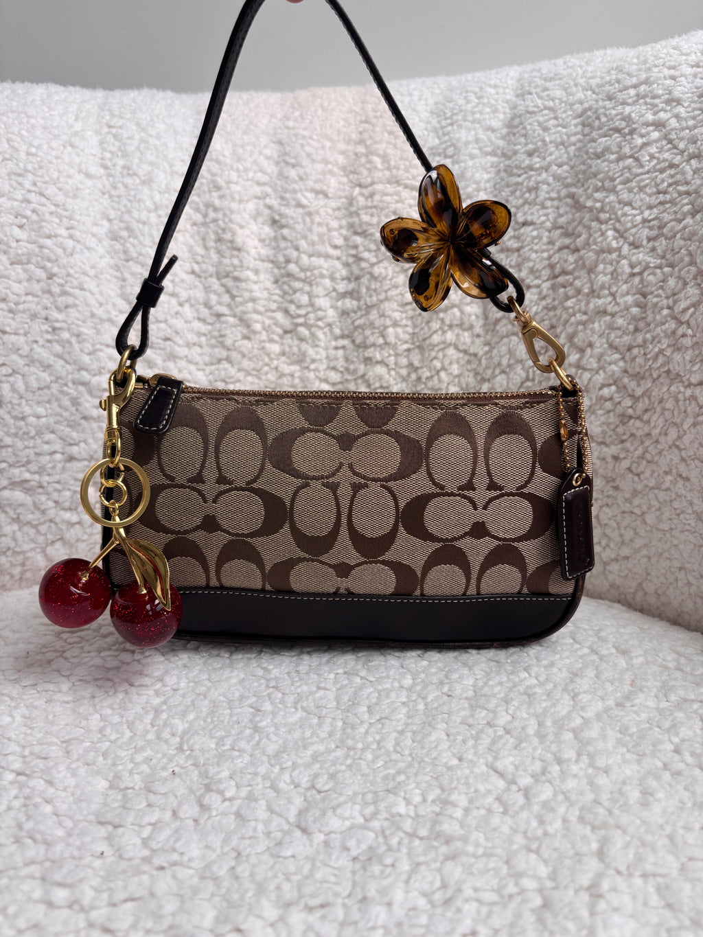 Coach Demi Bag Brown Signature